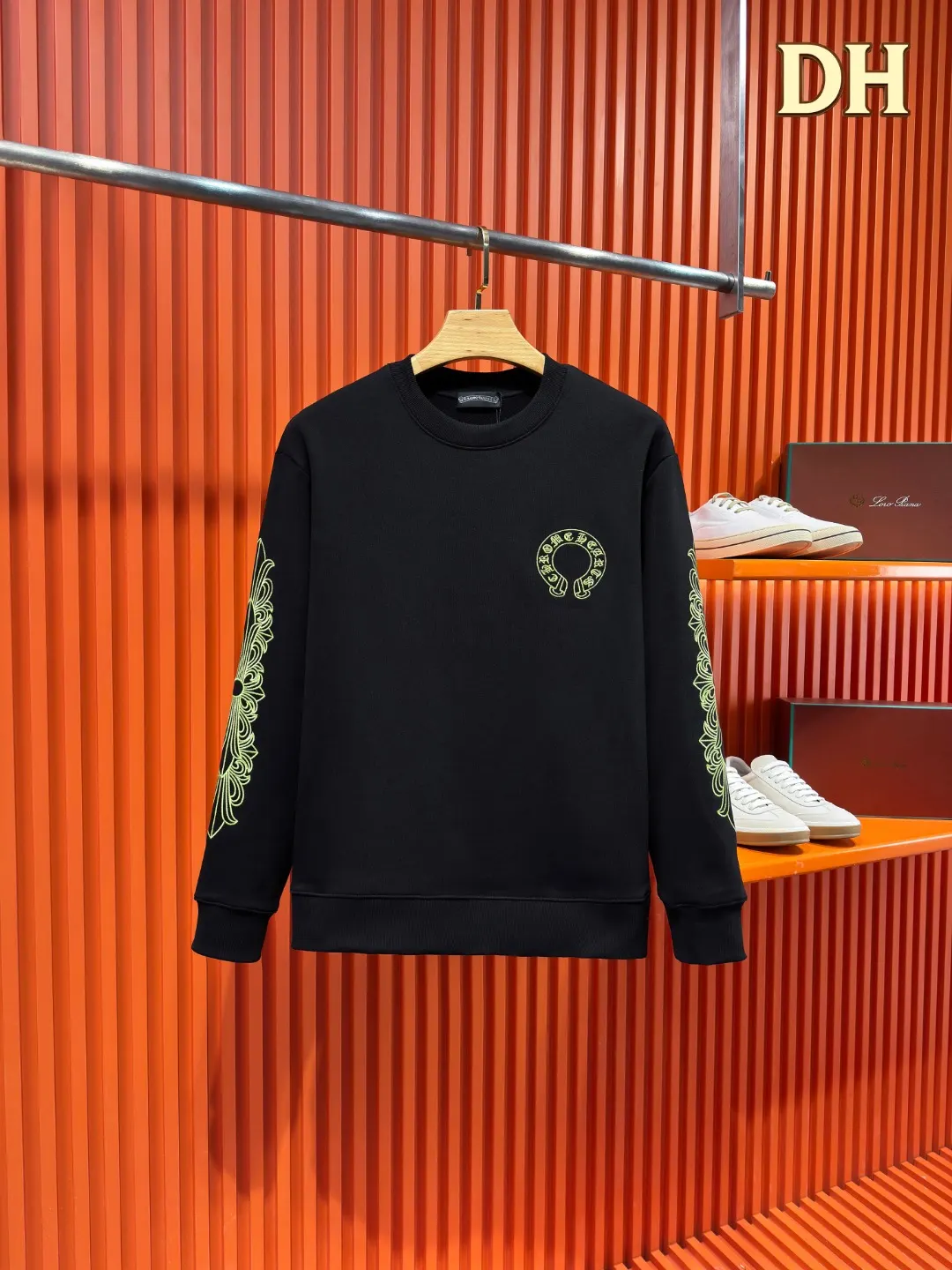 Chrome Hearts Horseshoe Logo Embroidered Sweatshirt D19519684