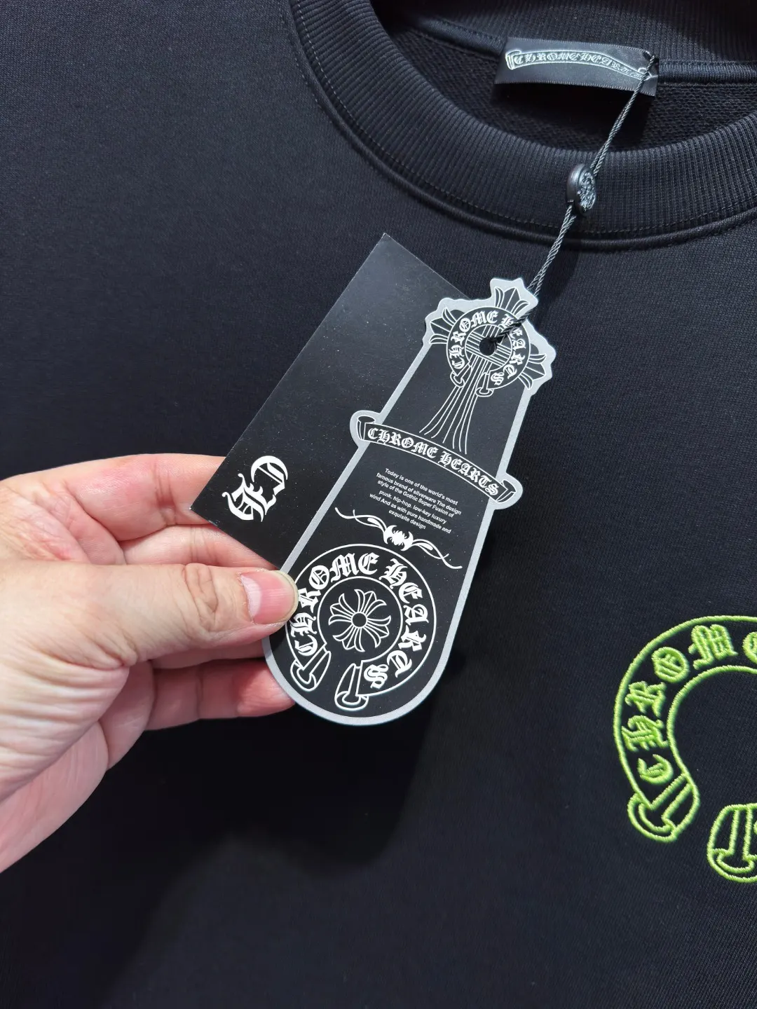 Chrome Hearts Horseshoe Logo Embroidered Sweatshirt D19519684 — view 15
