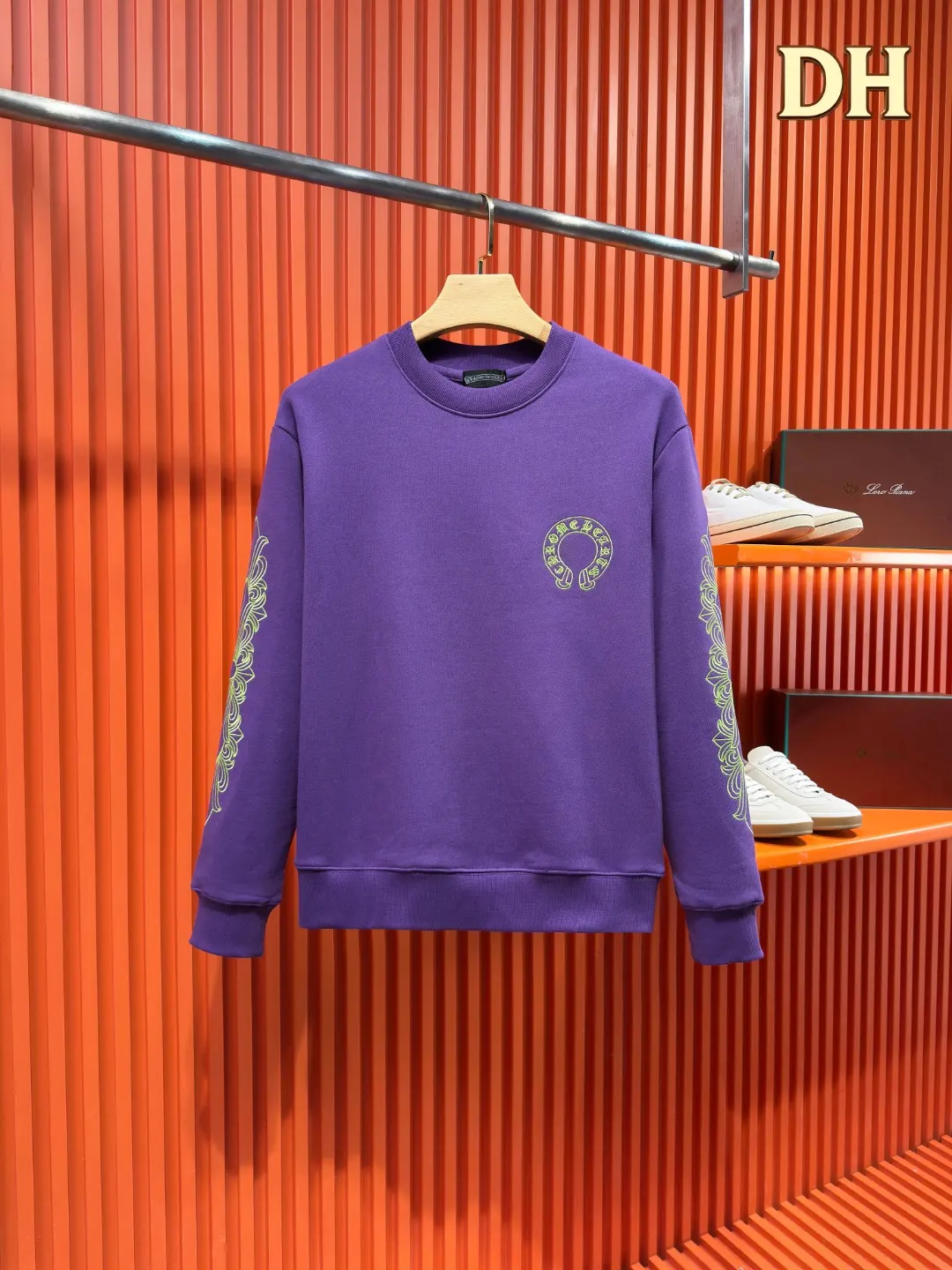 Chrome Hearts Horseshoe Logo Embroidered Sweatshirt D19519686