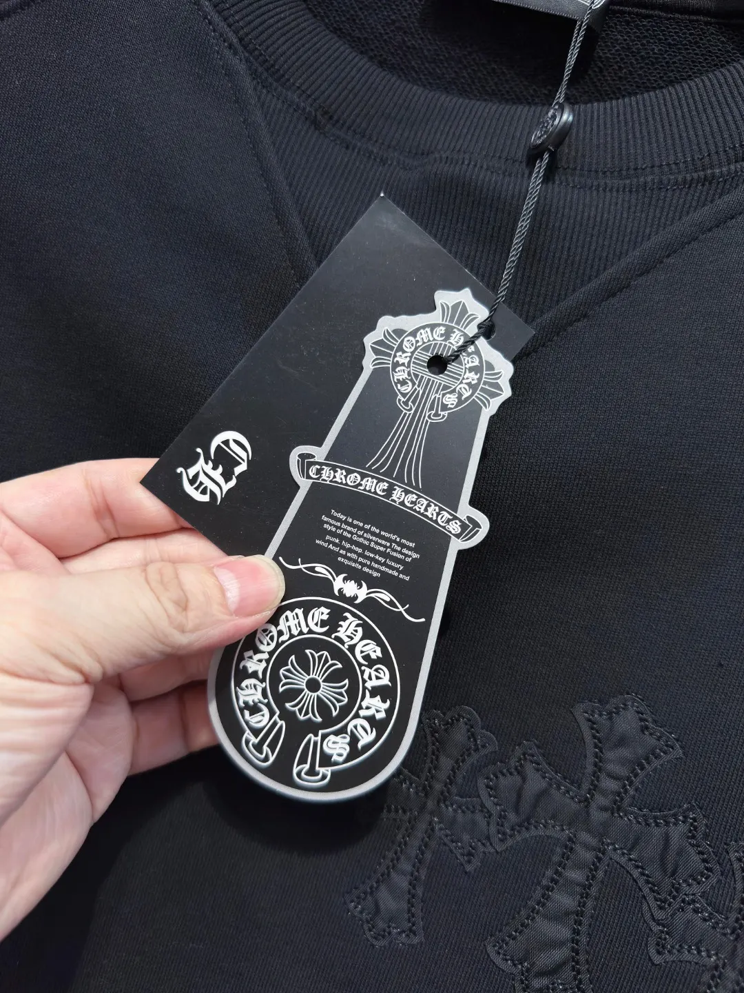 Chrome Hearts Cross Patch Embroidered Sweatshirt D19519688 — view 14