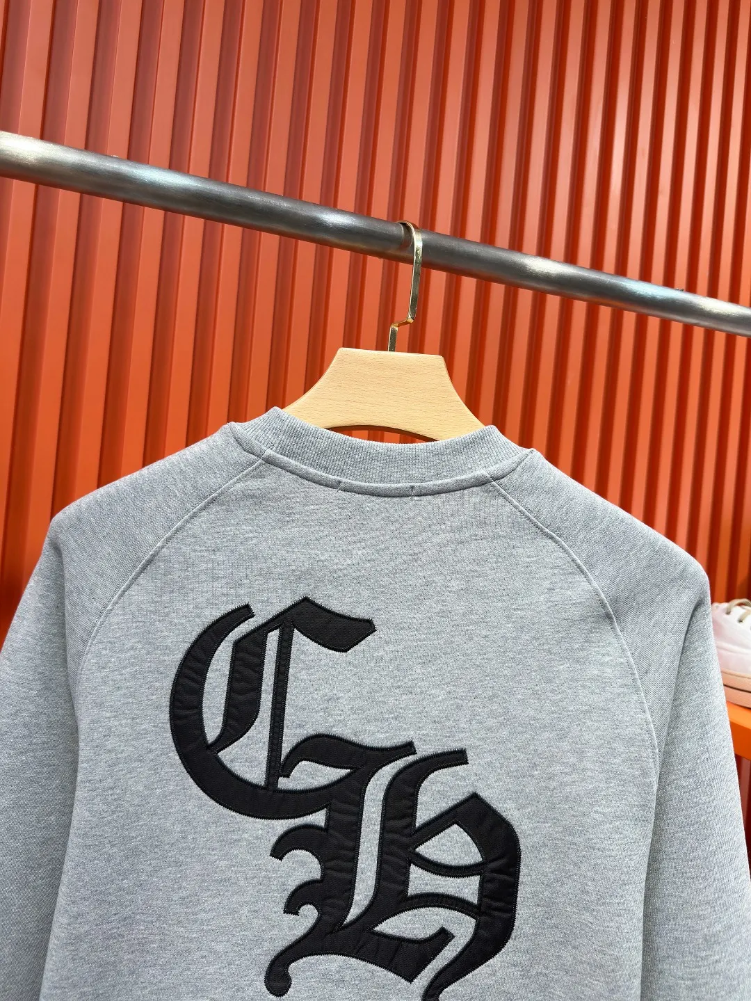 Cross Patch Embroidered Cotton Sweatshirt D19519687 — view 9
