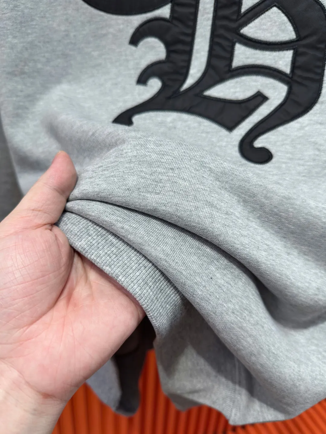 Cross Patch Embroidered Cotton Sweatshirt D19519687 — view 12