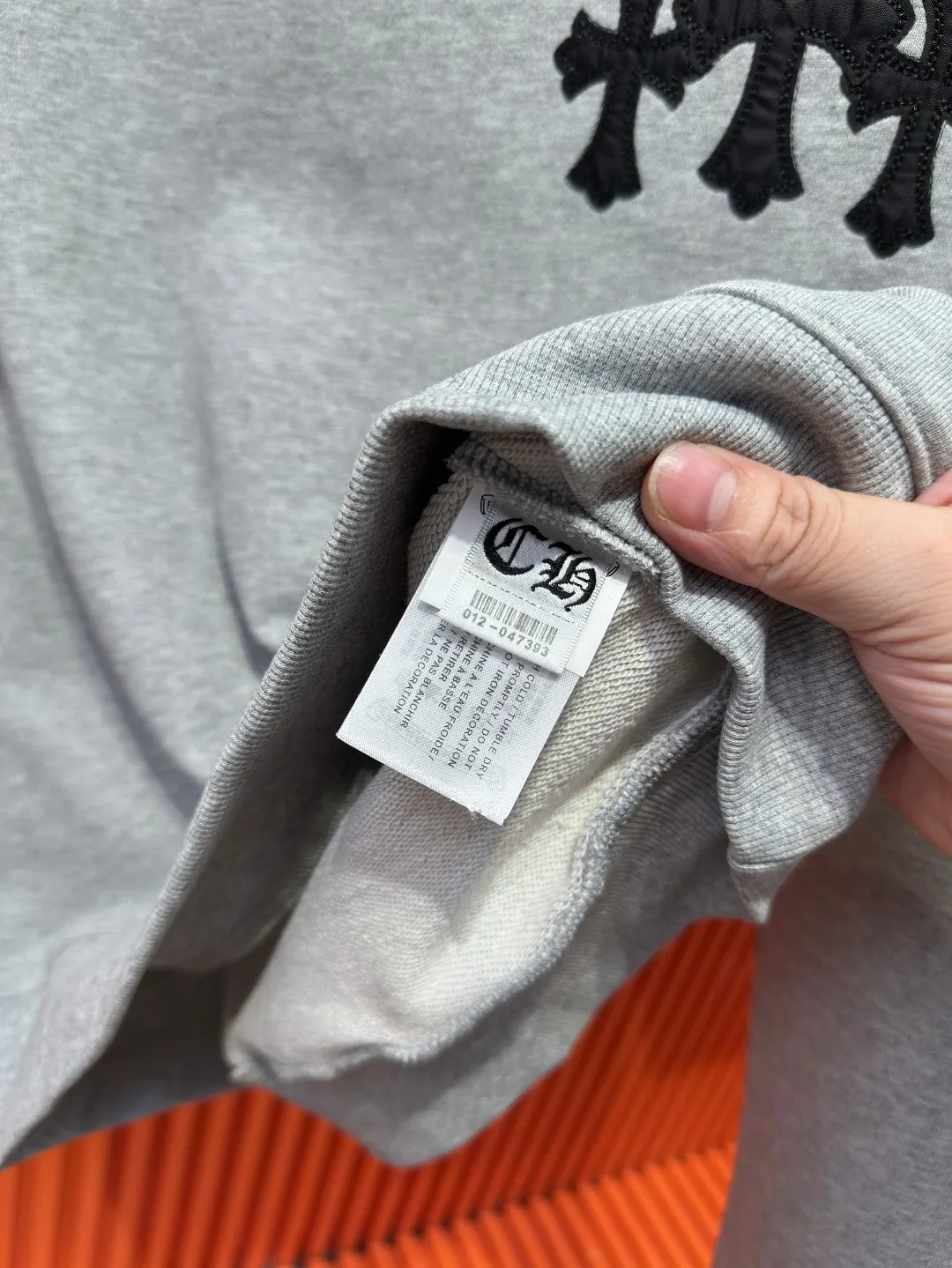 Cross Patch Embroidered Cotton Sweatshirt D19519687 — view 15