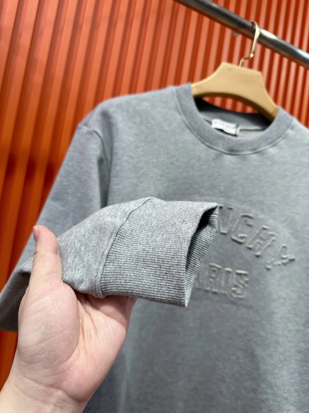 Logo Embroidered Crew-Neck Sweatshirt D19519691 — view 8