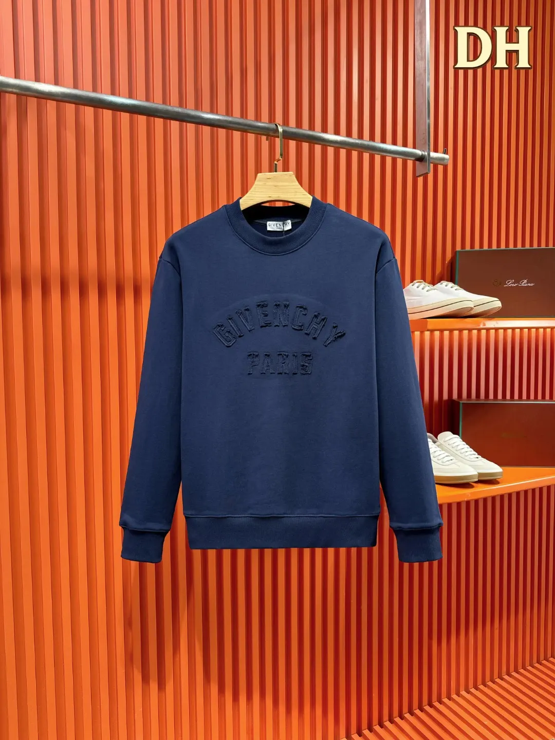 Givenchy Paris Logo Embroidered Sweatshirt D19519692