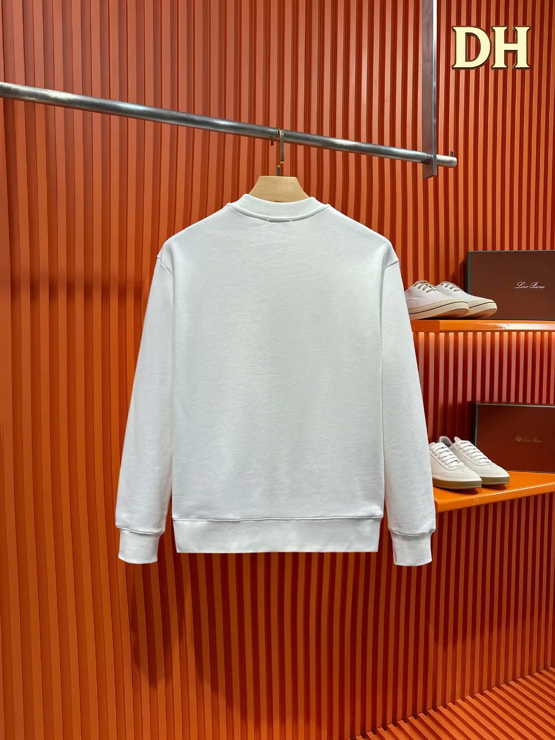 Anagram Embroidered Cotton Sweatshirt D19519698 — view 2