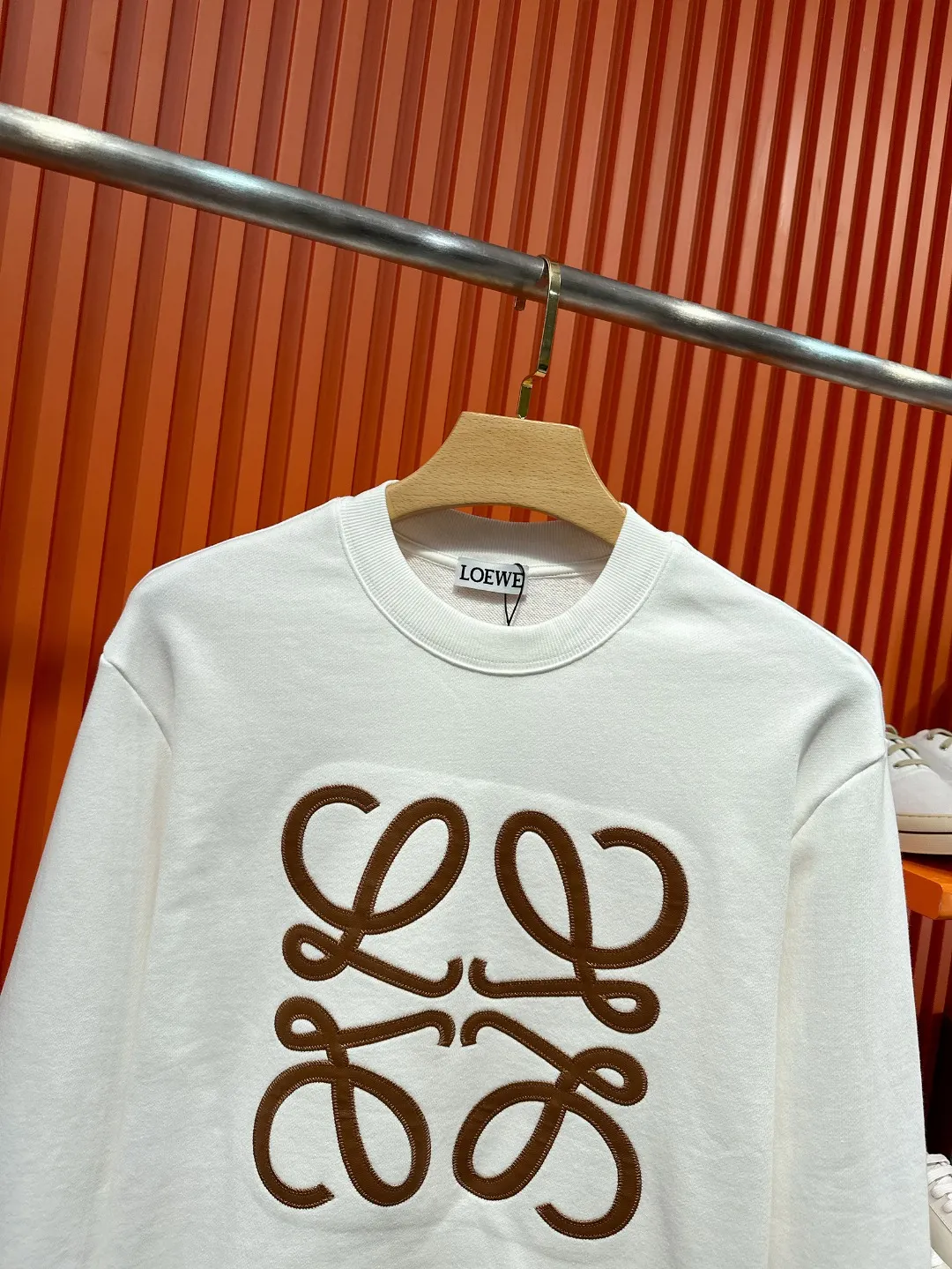 Anagram Embroidered Cotton Sweatshirt D19519698 — view 5