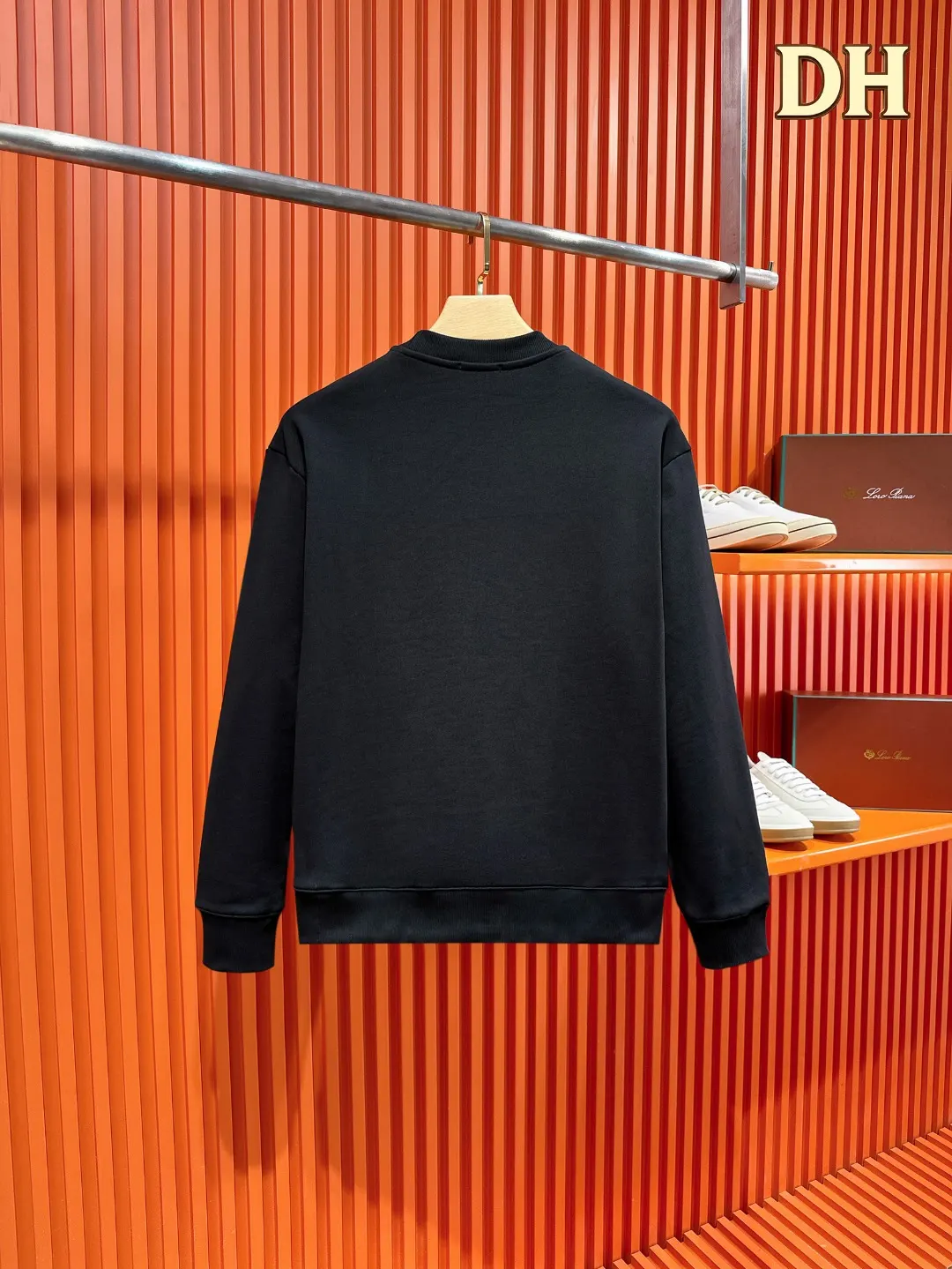 Anagram Embroidered Cotton Sweatshirt D19519697 — view 2