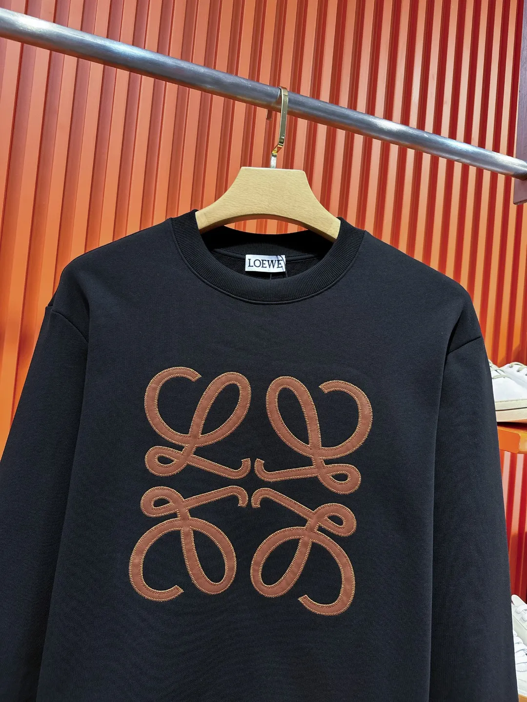 Anagram Embroidered Cotton Sweatshirt D19519697 — view 4