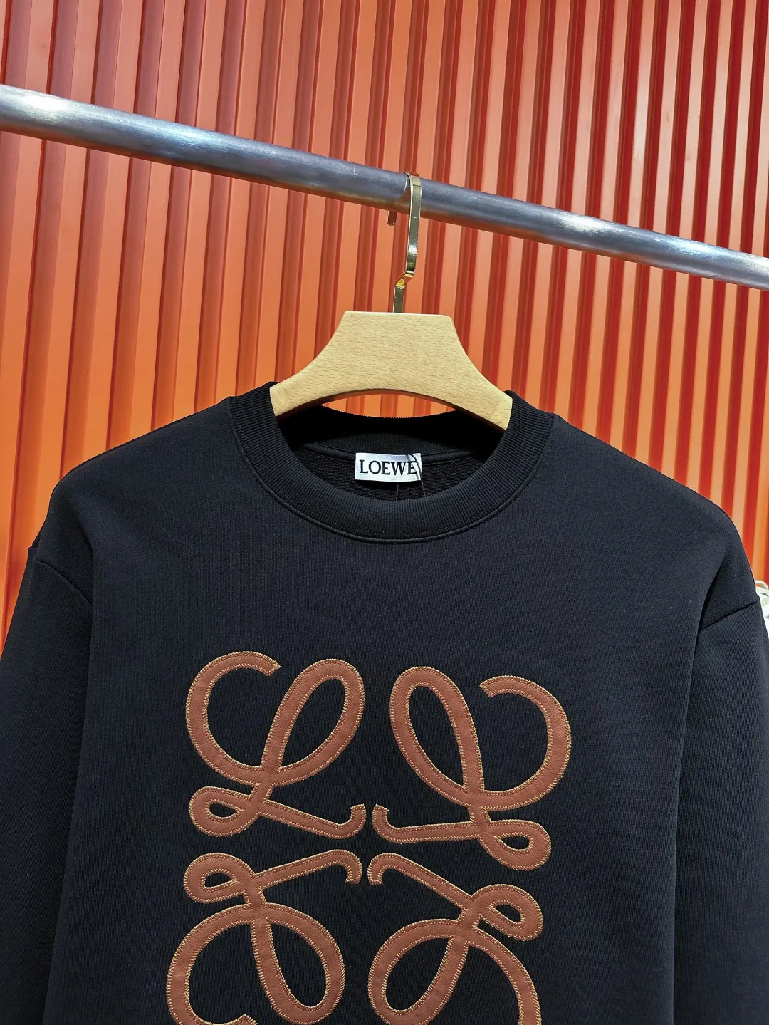 Anagram Embroidered Cotton Sweatshirt D19519697 — view 5