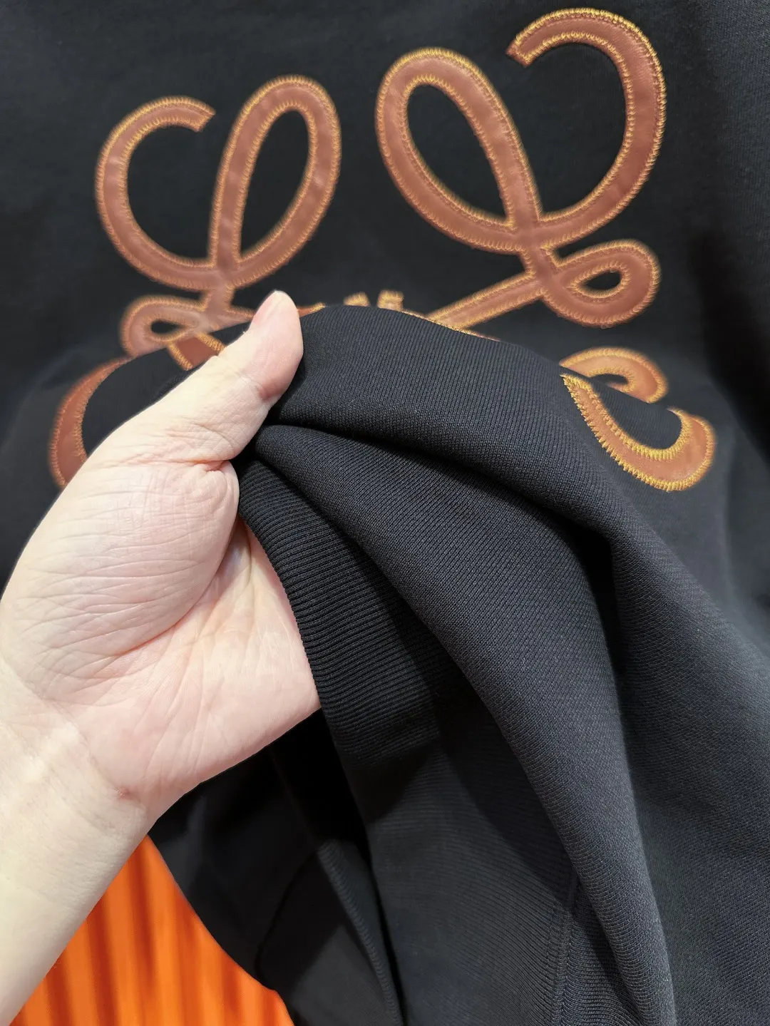 Anagram Embroidered Cotton Sweatshirt D19519697 — view 8