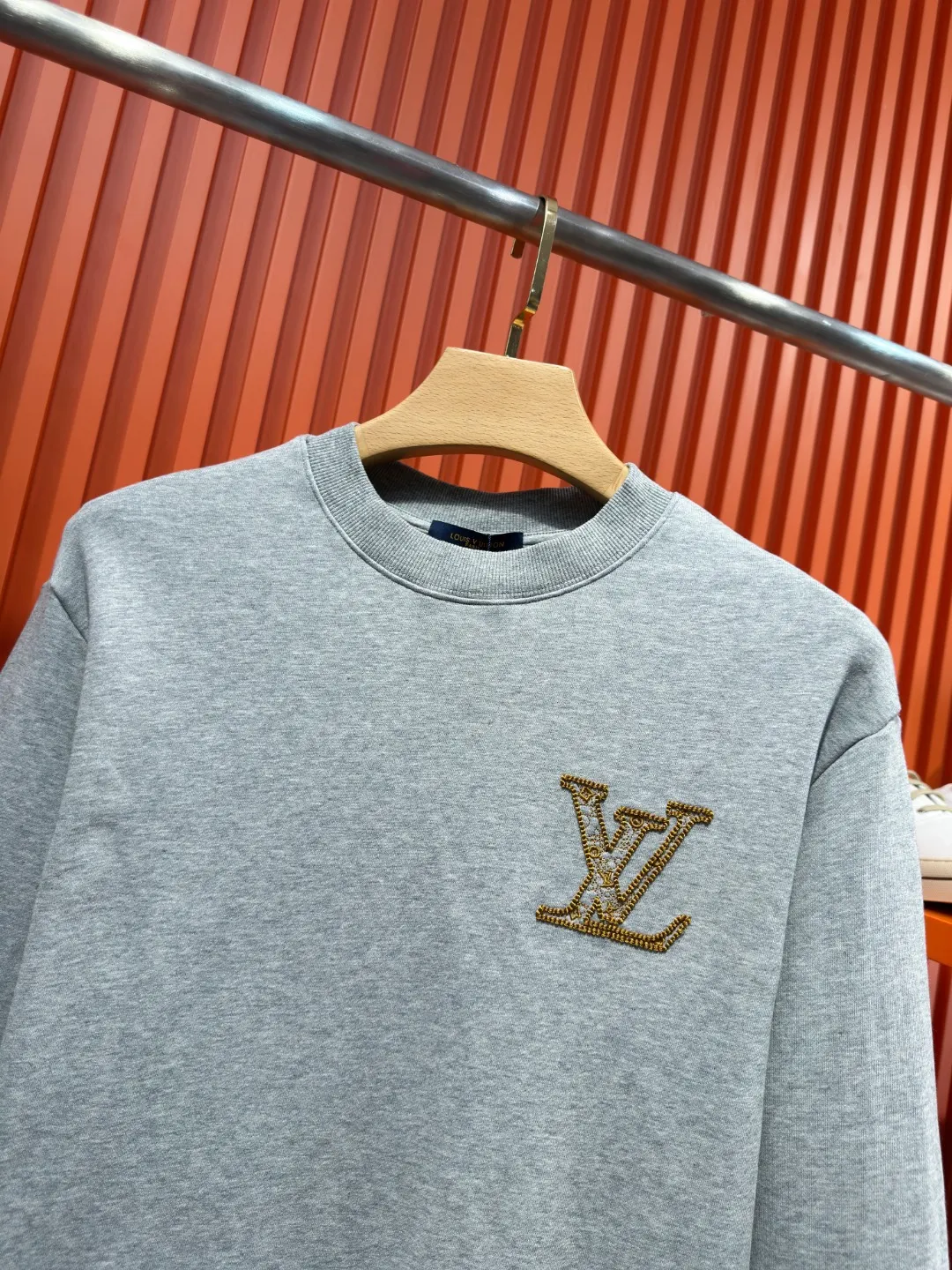 Embroidered Logo Cotton-Jersey Sweatshirt D19519706 — view 4