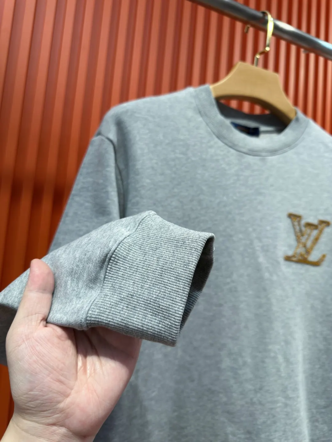 Embroidered Logo Cotton-Jersey Sweatshirt D19519706 — view 6