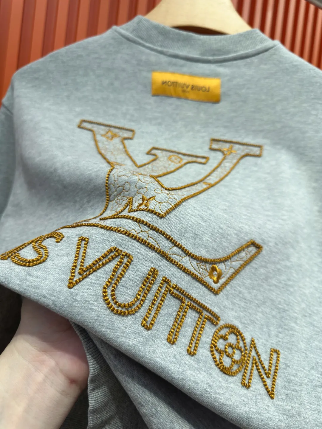 Embroidered Logo Cotton-Jersey Sweatshirt D19519706 — view 7