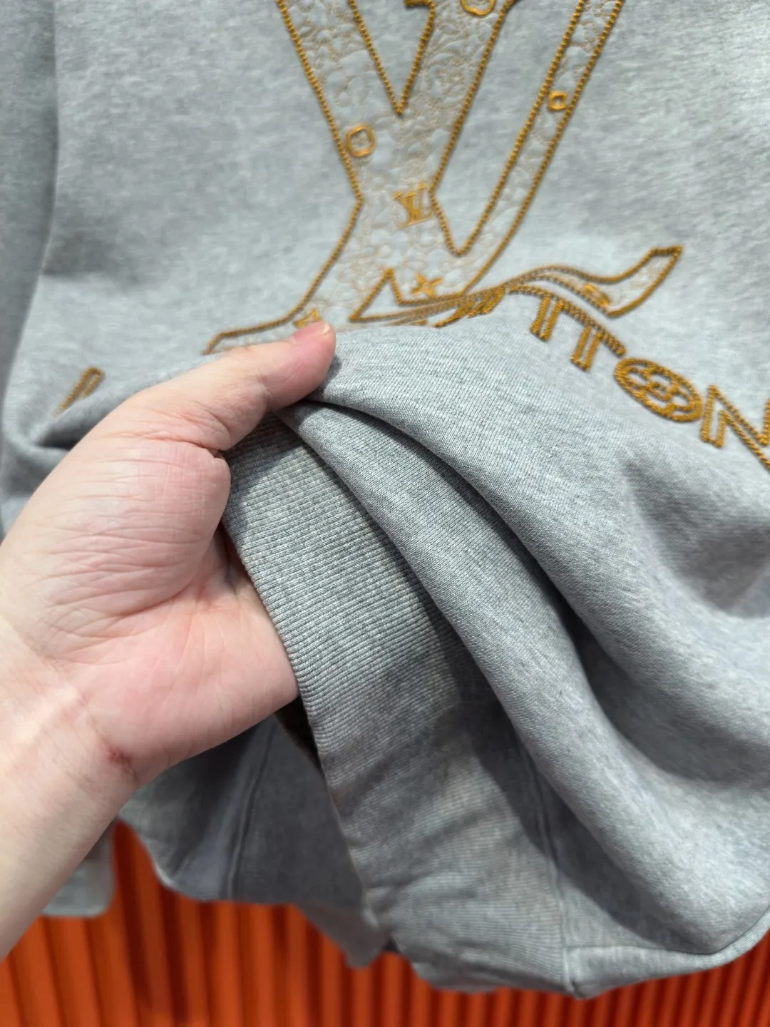 Embroidered Logo Cotton-Jersey Sweatshirt D19519706 — view 8