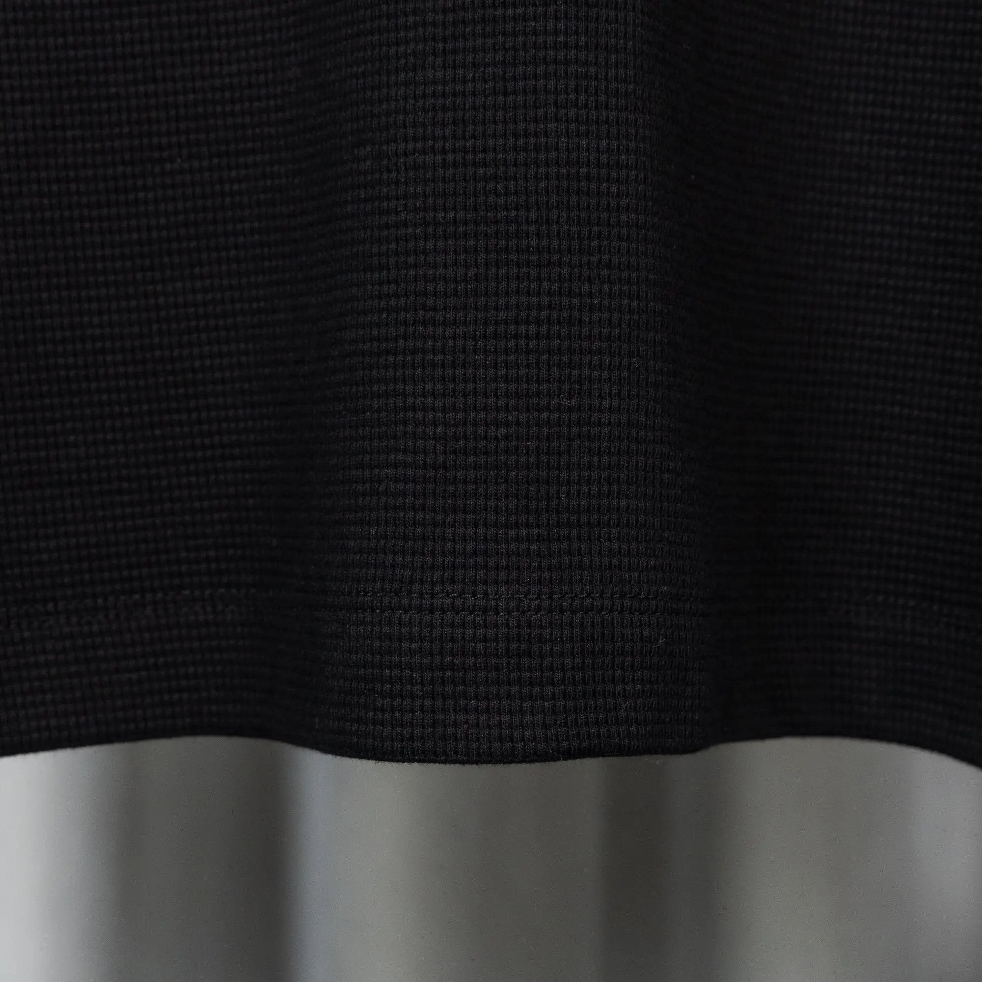 Chrome Hearts Waffle-Knit Henley Long-Sleeve Top D20019747 — view 13