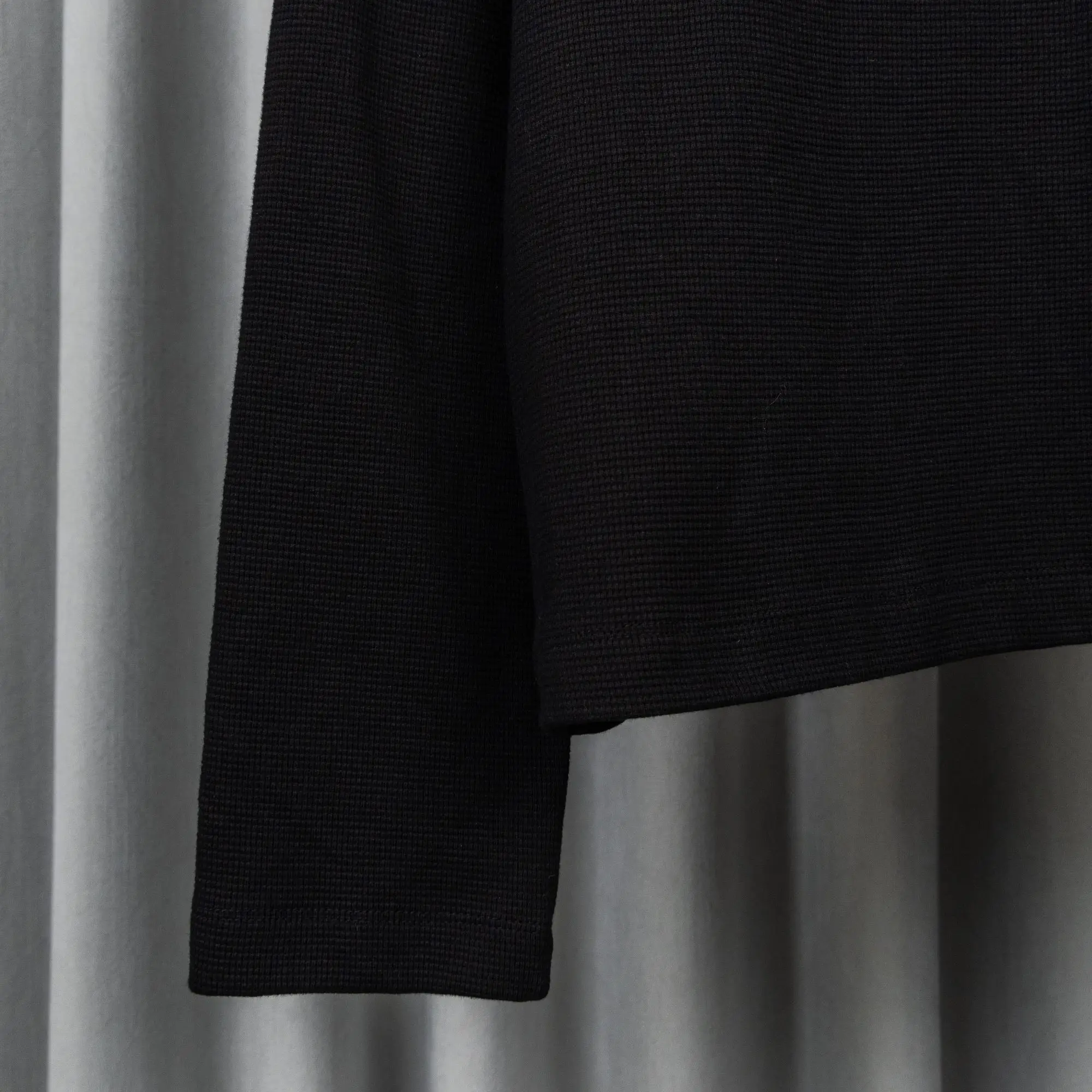 Chrome Hearts Waffle-Knit Henley Long-Sleeve Top D20019751 — view 12