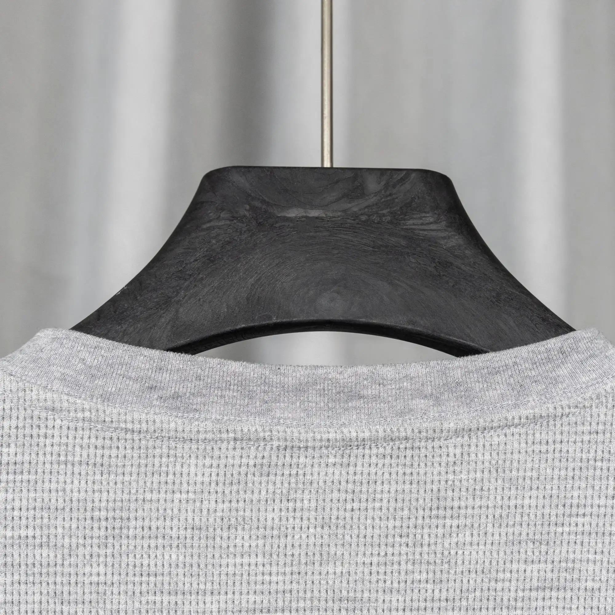 Chrome Hearts Waffle-Knit Henley Long Sleeve Top D20019752 — view 14