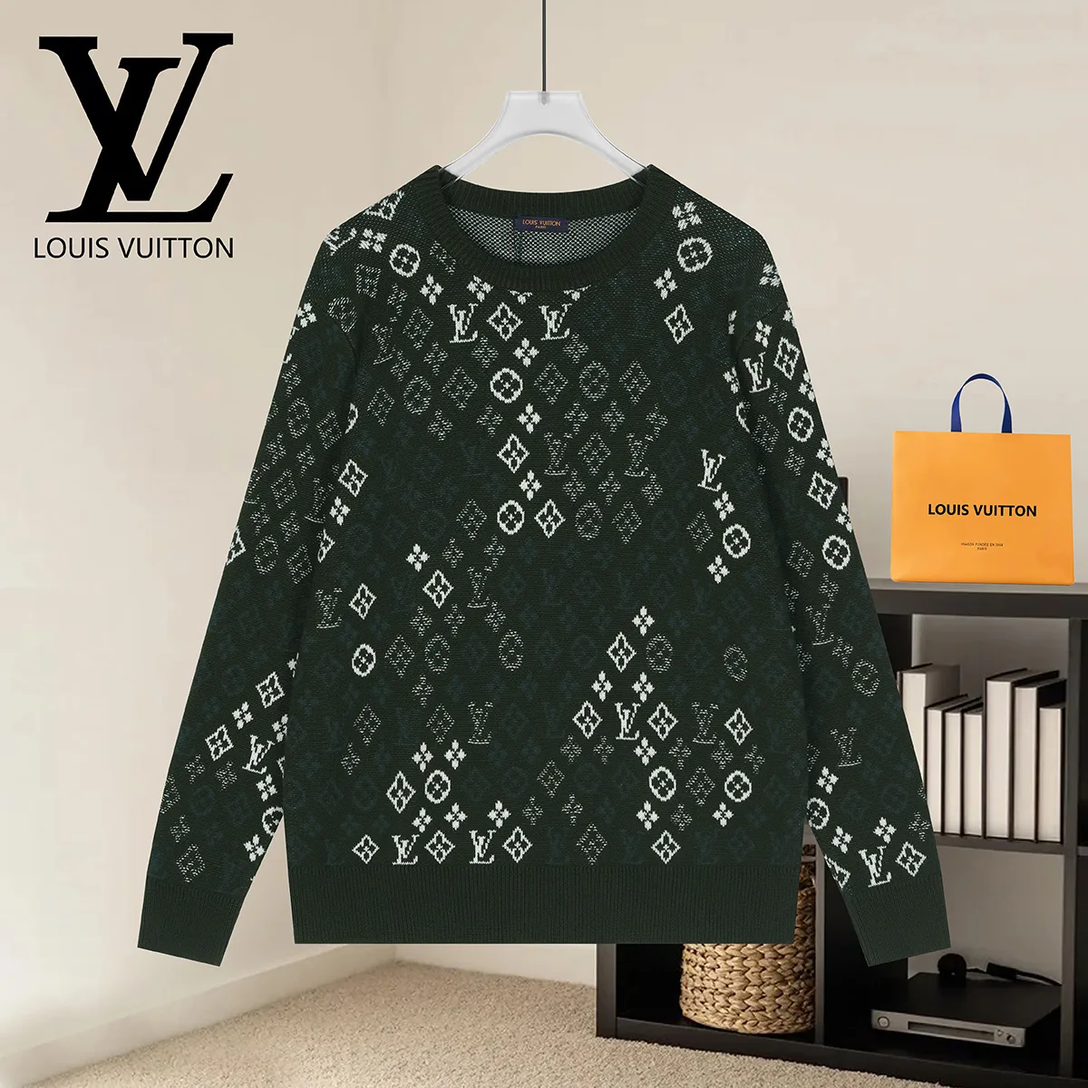 Monogram Surplus Jacquard Cotton Sweater D20019799