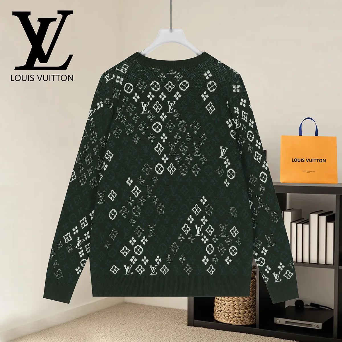 Monogram Surplus Jacquard Cotton Sweater D20019799 — view 2