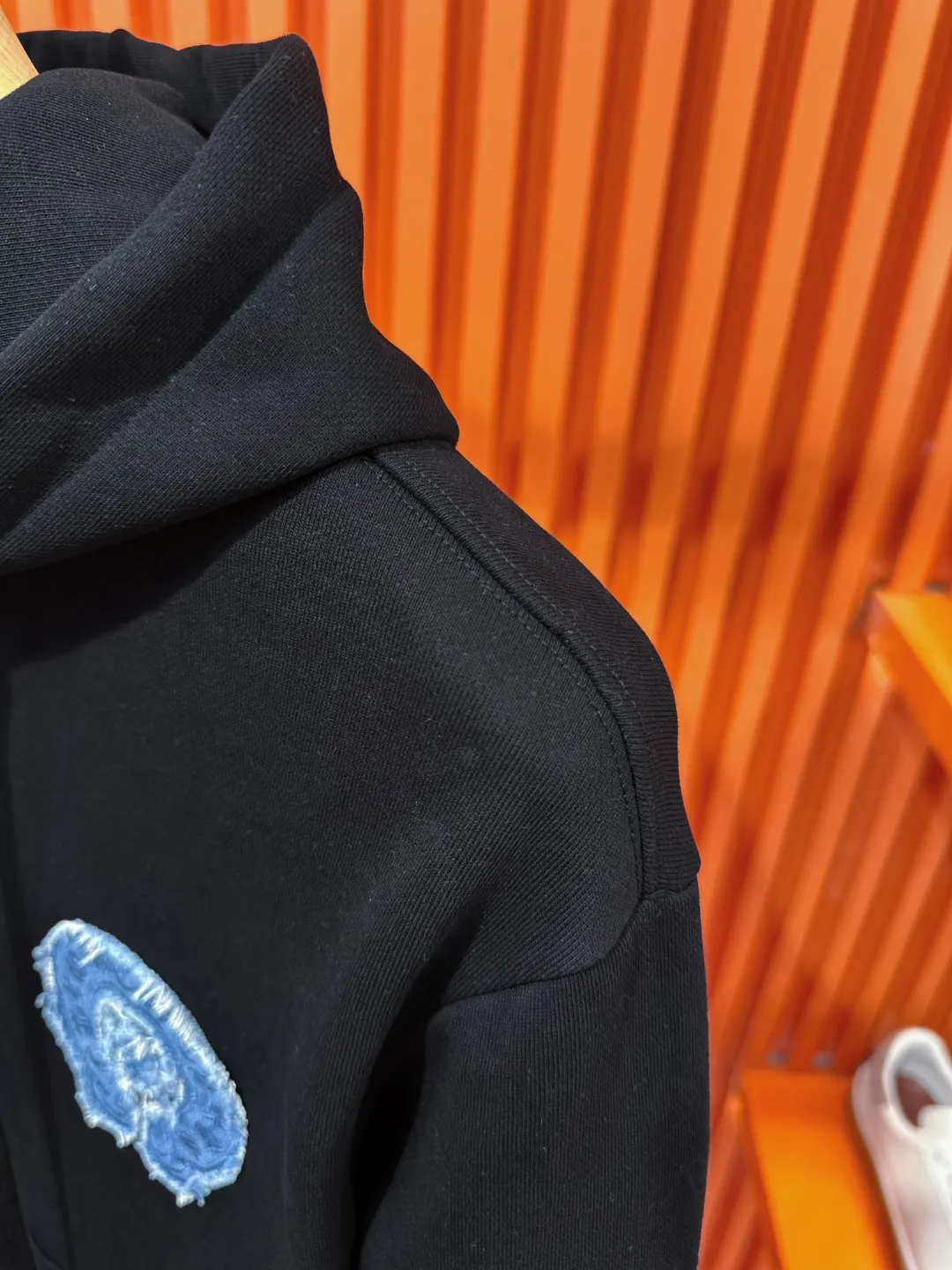 Chrome Hearts Denim Patch Embroidered Hoodie D21519690 — view 12