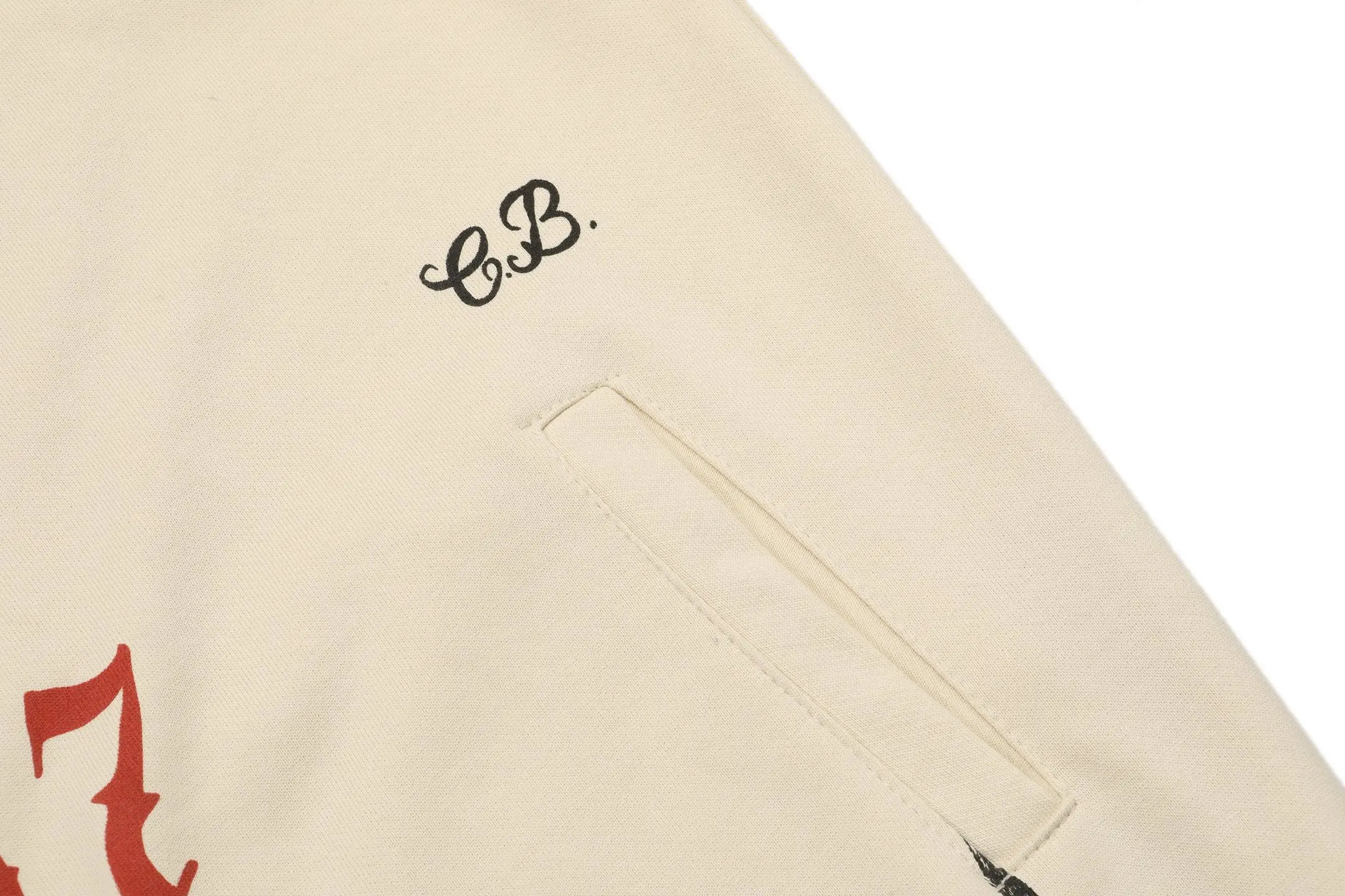 Tattoo 1917 Oversized Zip-Up Hoodie D22519808 — view 7