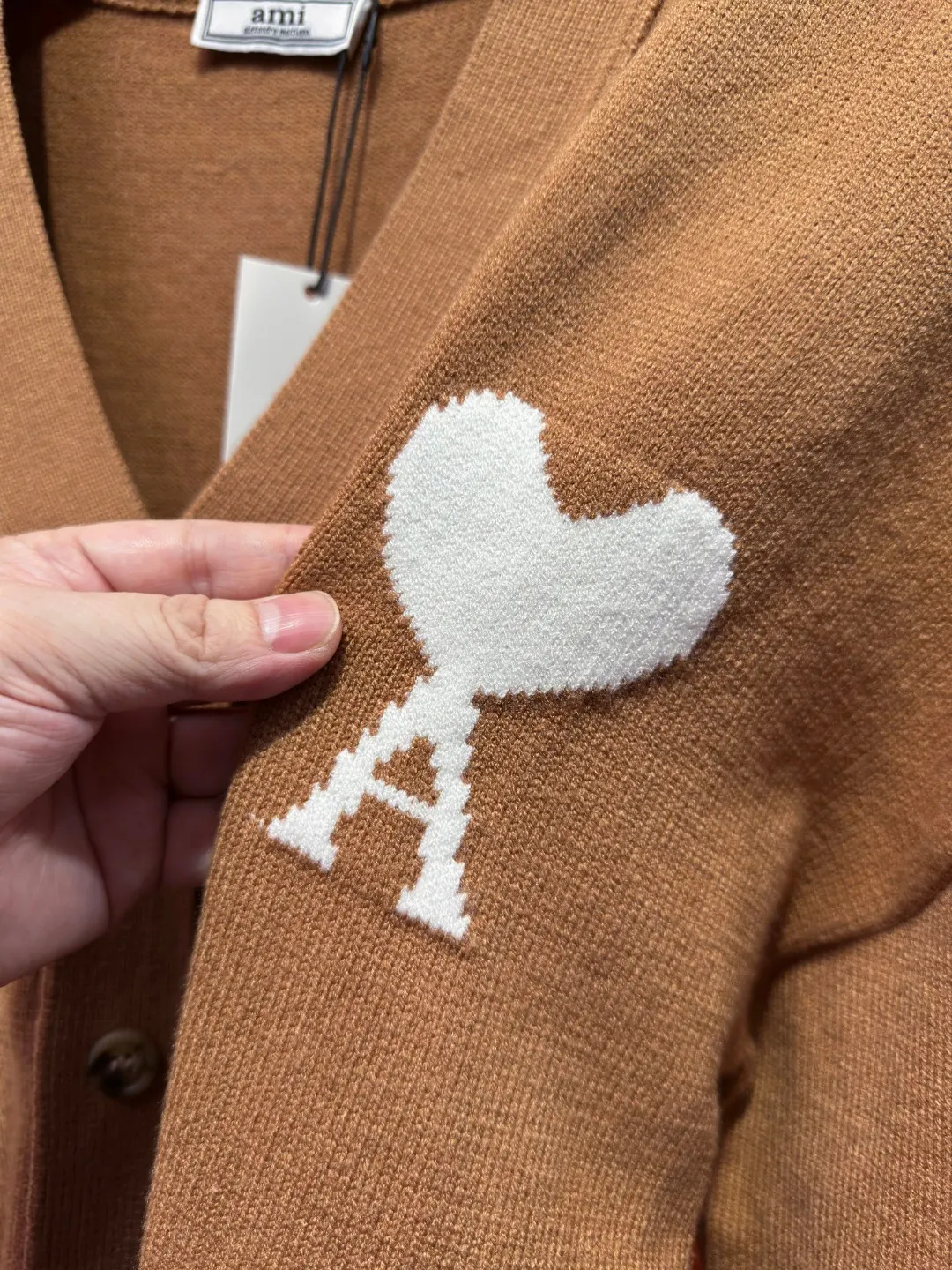 Ami de Coeur Wool-Blend Cardigan D22519726 — view 5