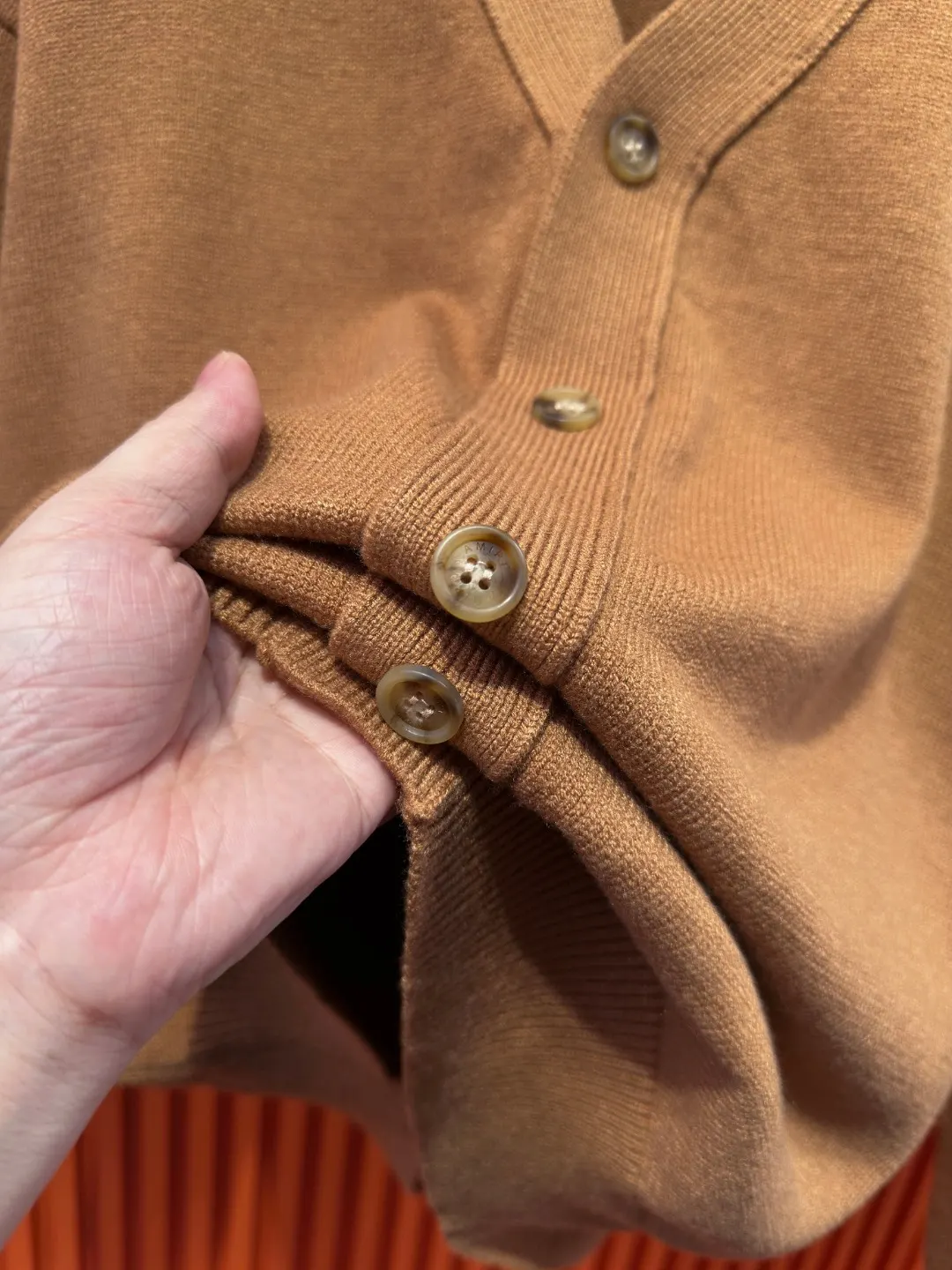 Ami de Coeur Wool-Blend Cardigan D22519726 — view 7