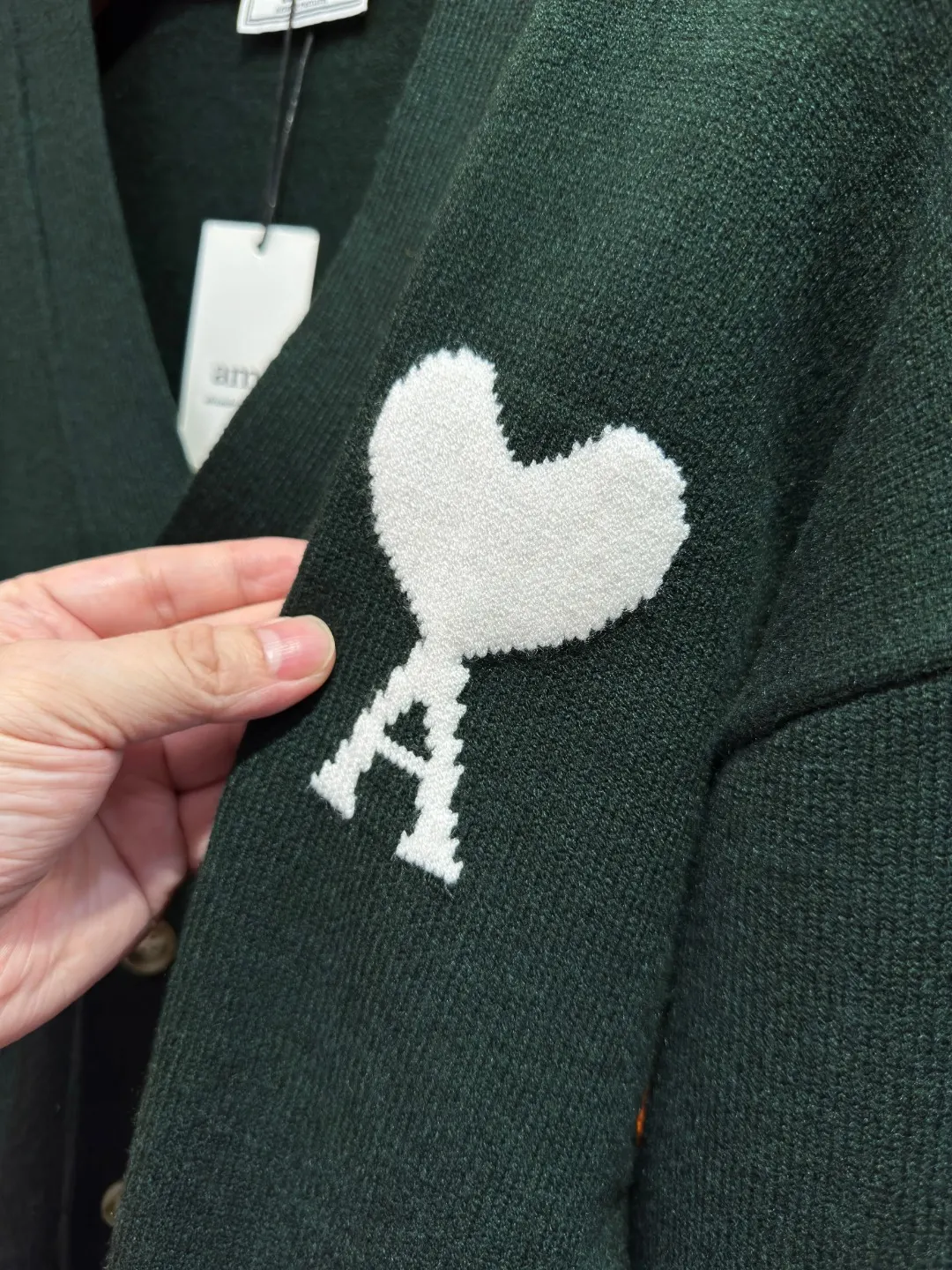 Ami de Coeur Wool-Blend Cardigan D22519725 — view 5