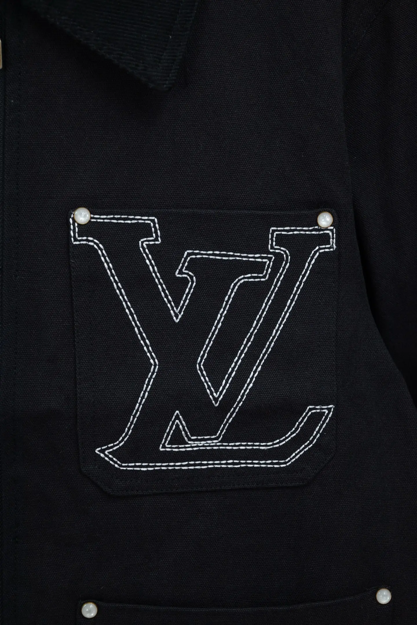 Embroidered Canvas Workwear Jacket D23019780 — view 5
