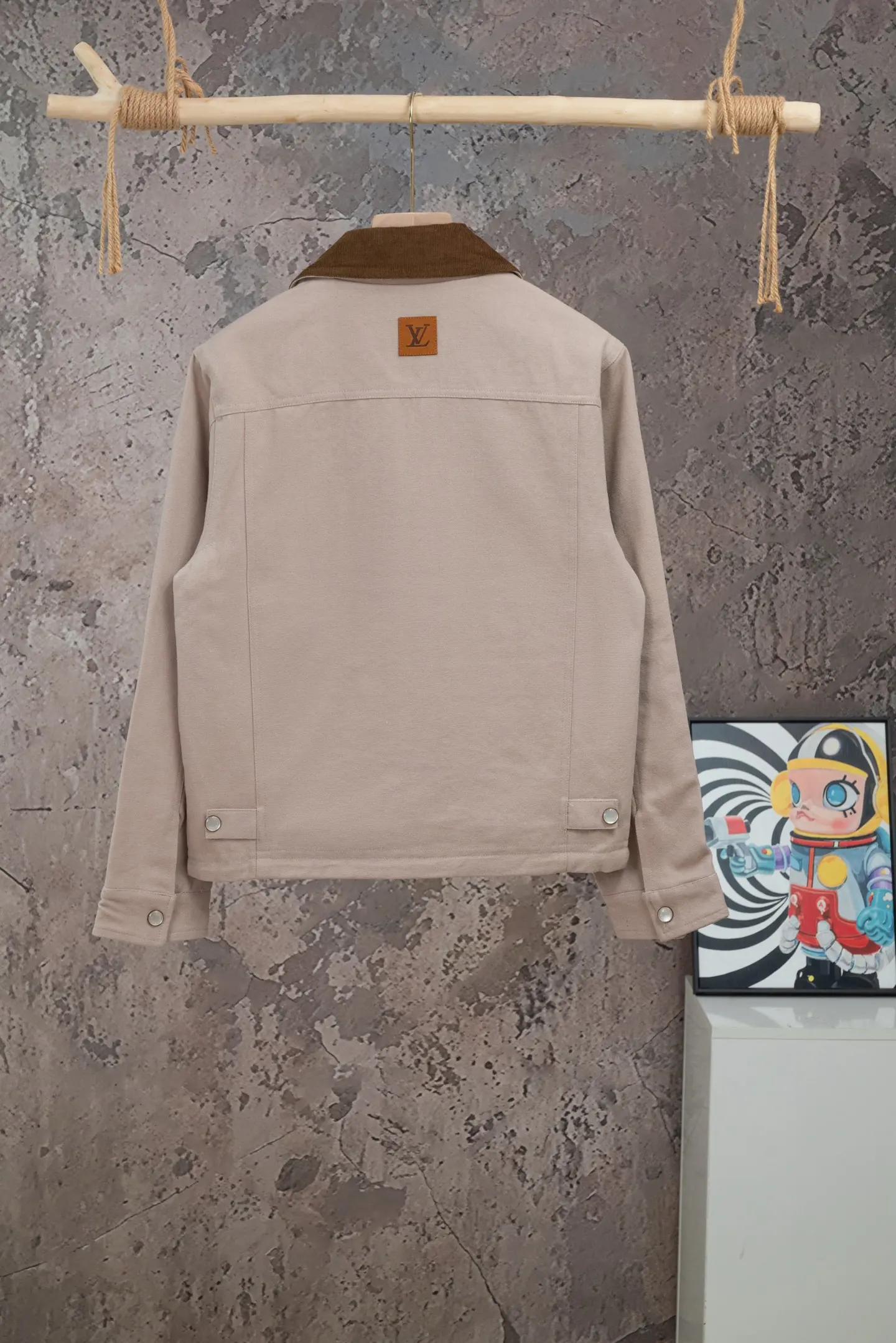 Embroidered Canvas Workwear Jacket D23019781 — view 2