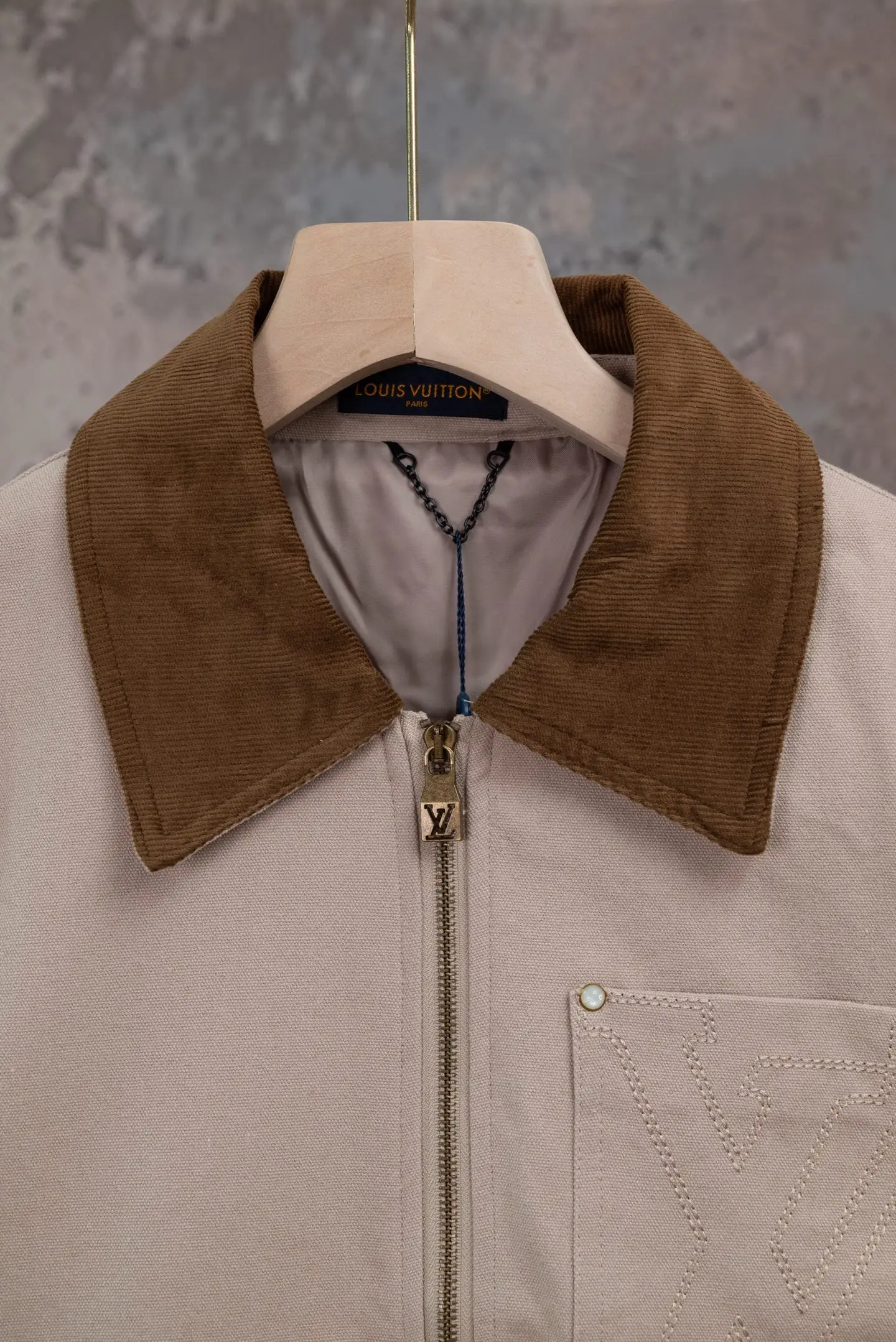 Embroidered Canvas Workwear Jacket D23019781 — view 3