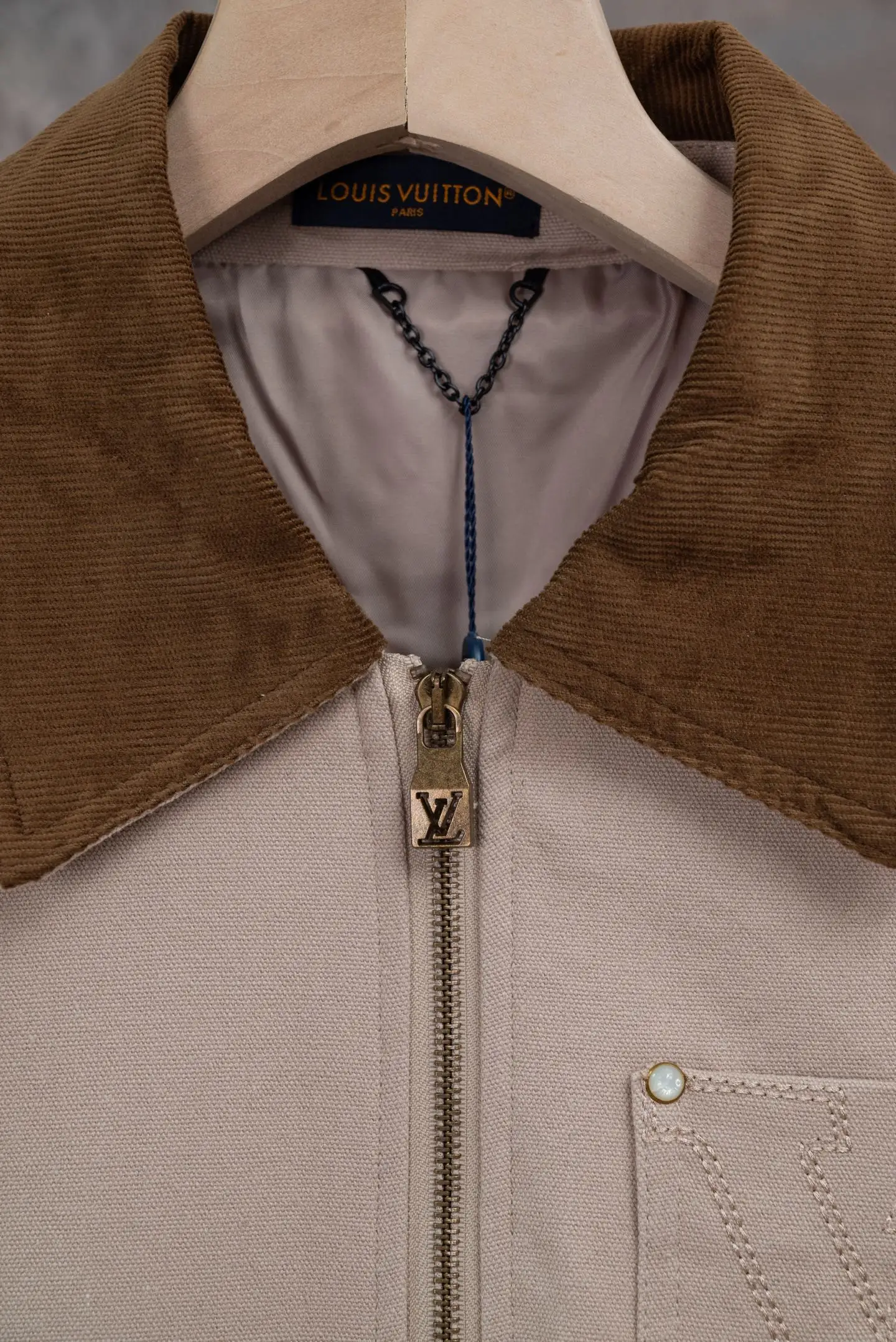Embroidered Canvas Workwear Jacket D23019781 — view 5
