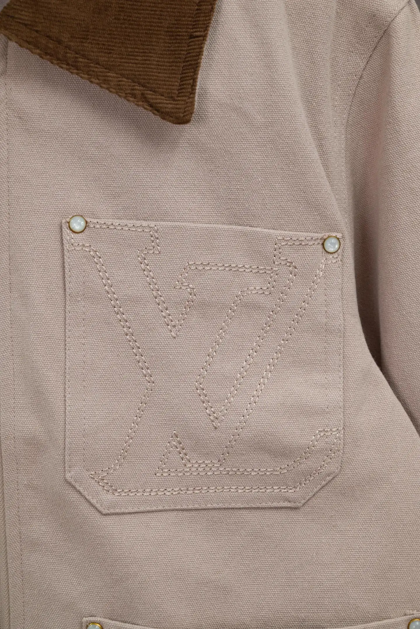 Embroidered Canvas Workwear Jacket D23019781 — view 6