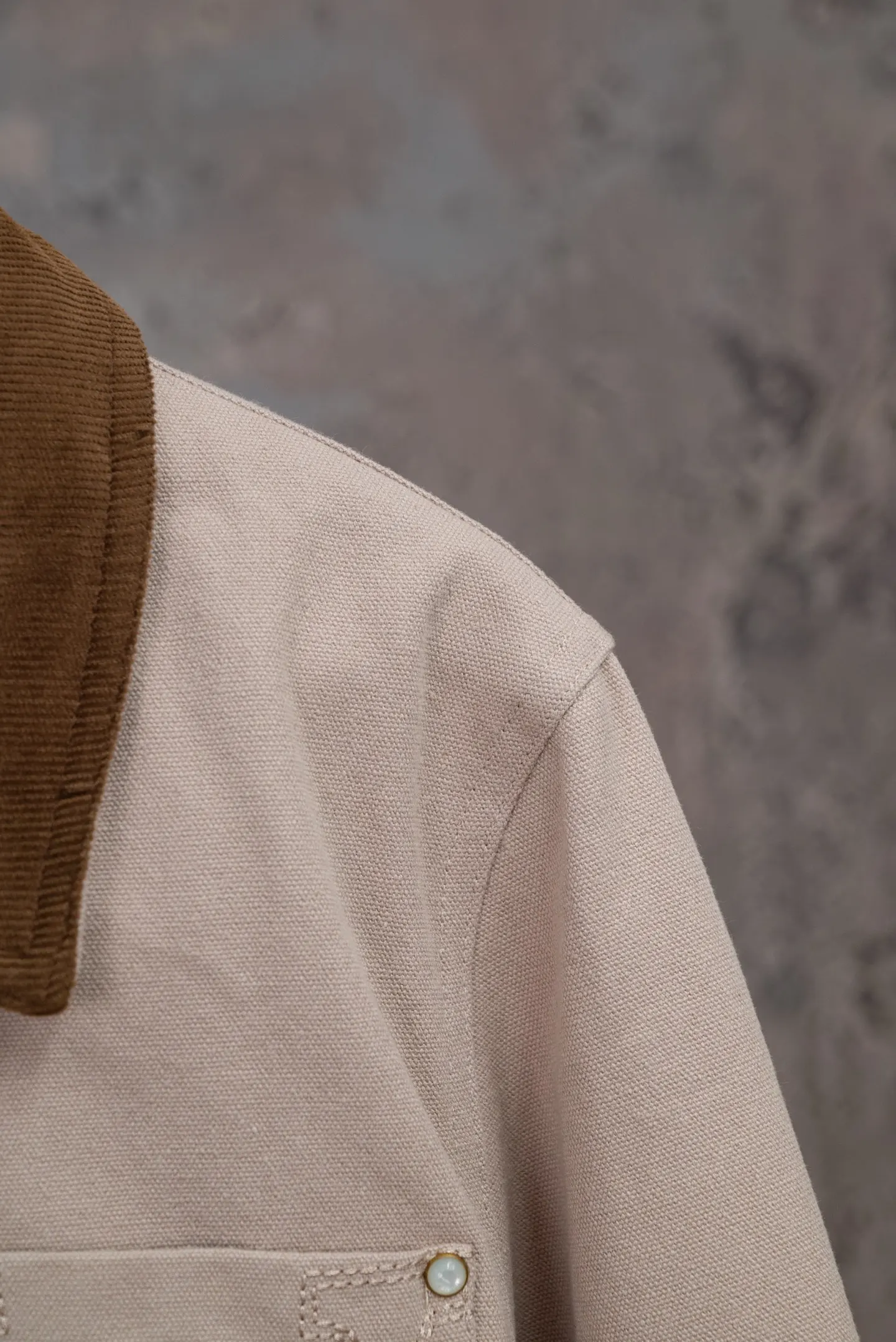 Embroidered Canvas Workwear Jacket D23019781 — view 7