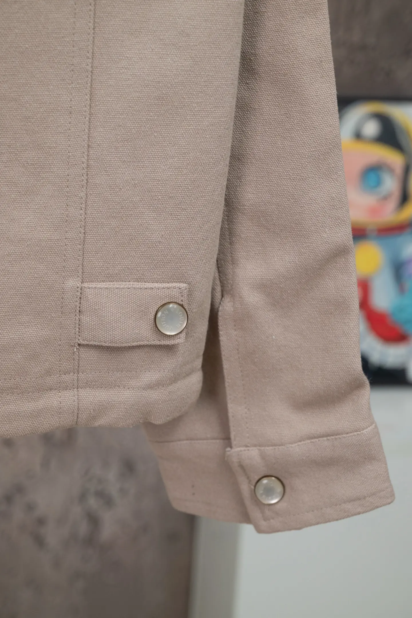 Embroidered Canvas Workwear Jacket D23019781 — view 8