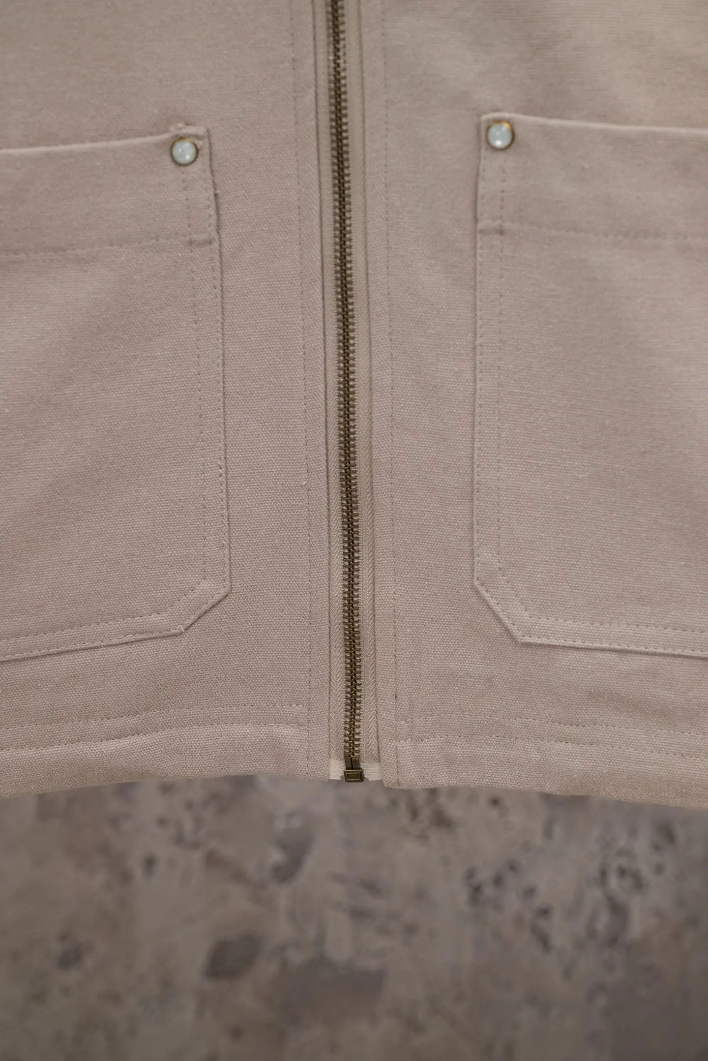 Embroidered Canvas Workwear Jacket D23019781 — view 9