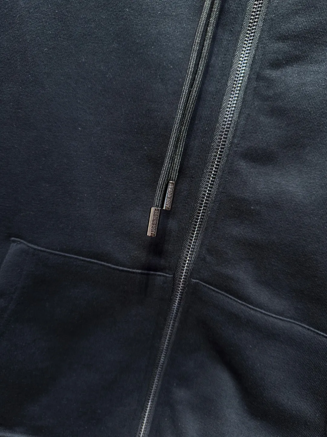 Vintage Check Panel Cotton Blend Zip Hoodie D23519721 — view 11