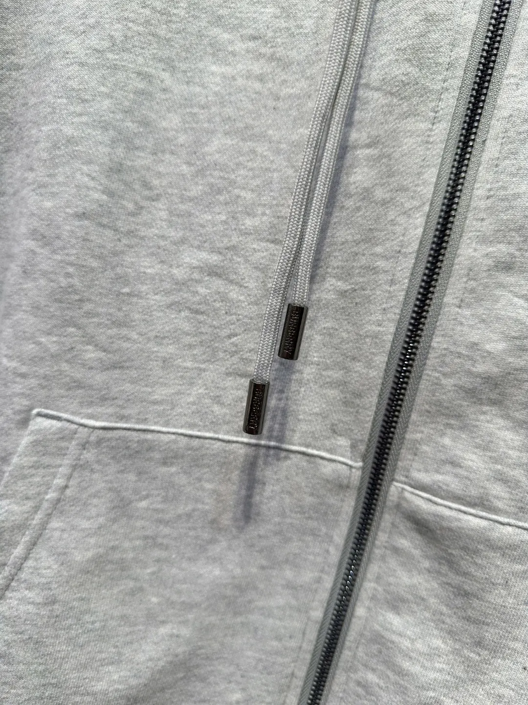 Vintage Check Panel Zip-Up Hoodie D23519722 — view 11