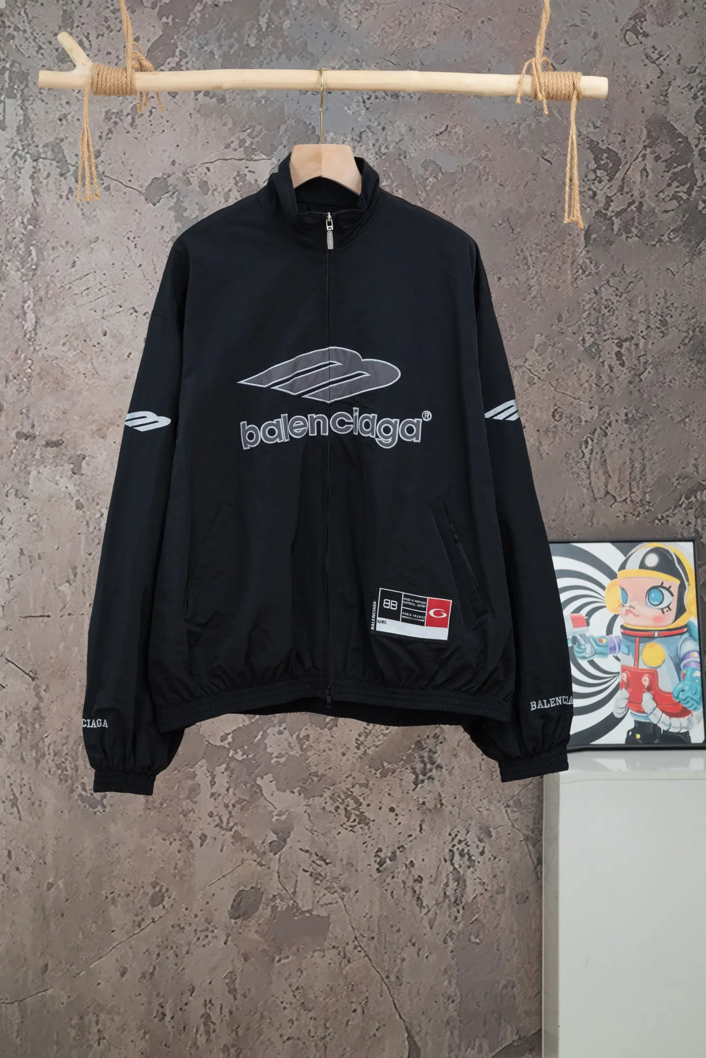 Logo-Embroidered Waterproof Track Jacket D24019783