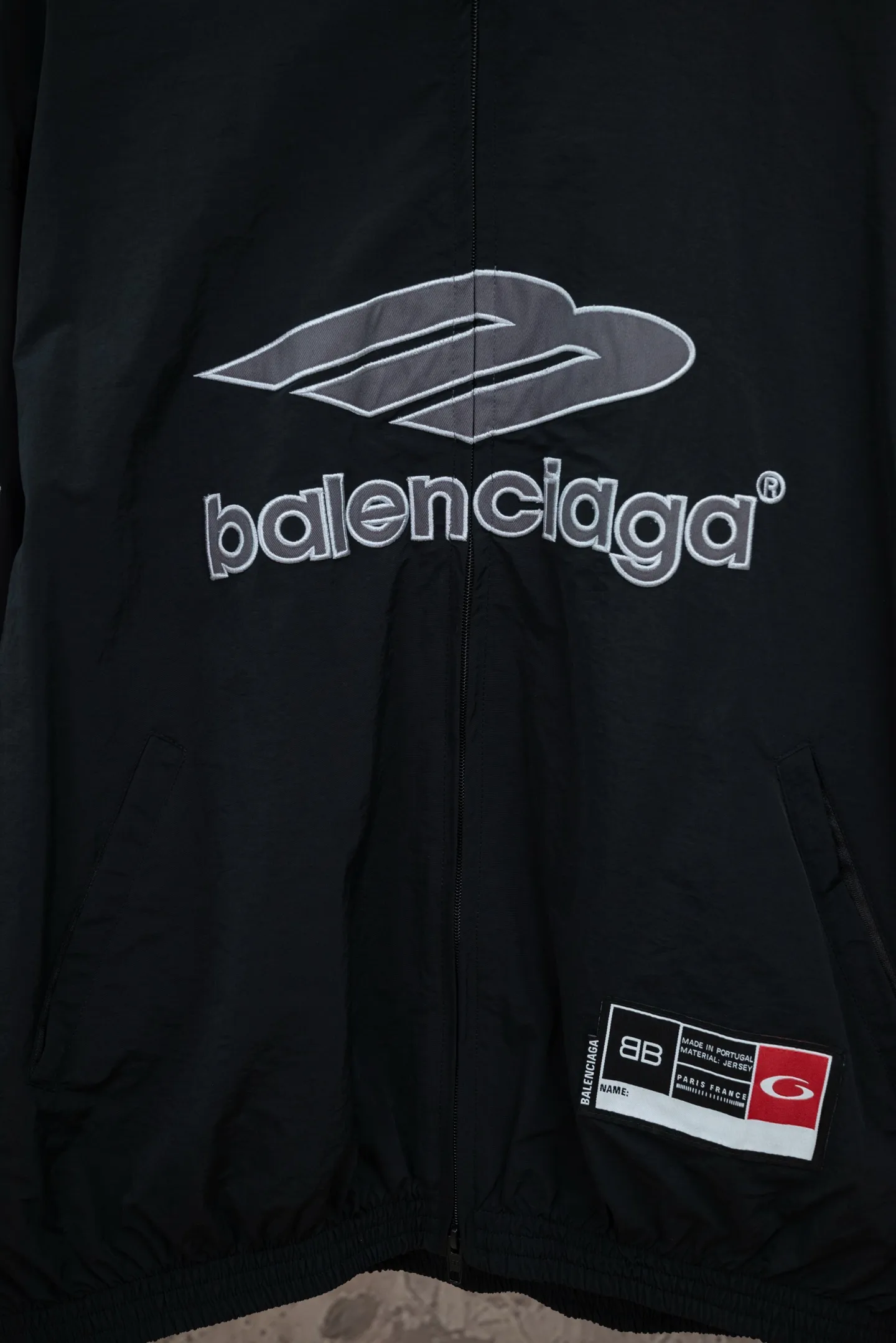 Logo-Embroidered Waterproof Track Jacket D24019783 — view 6