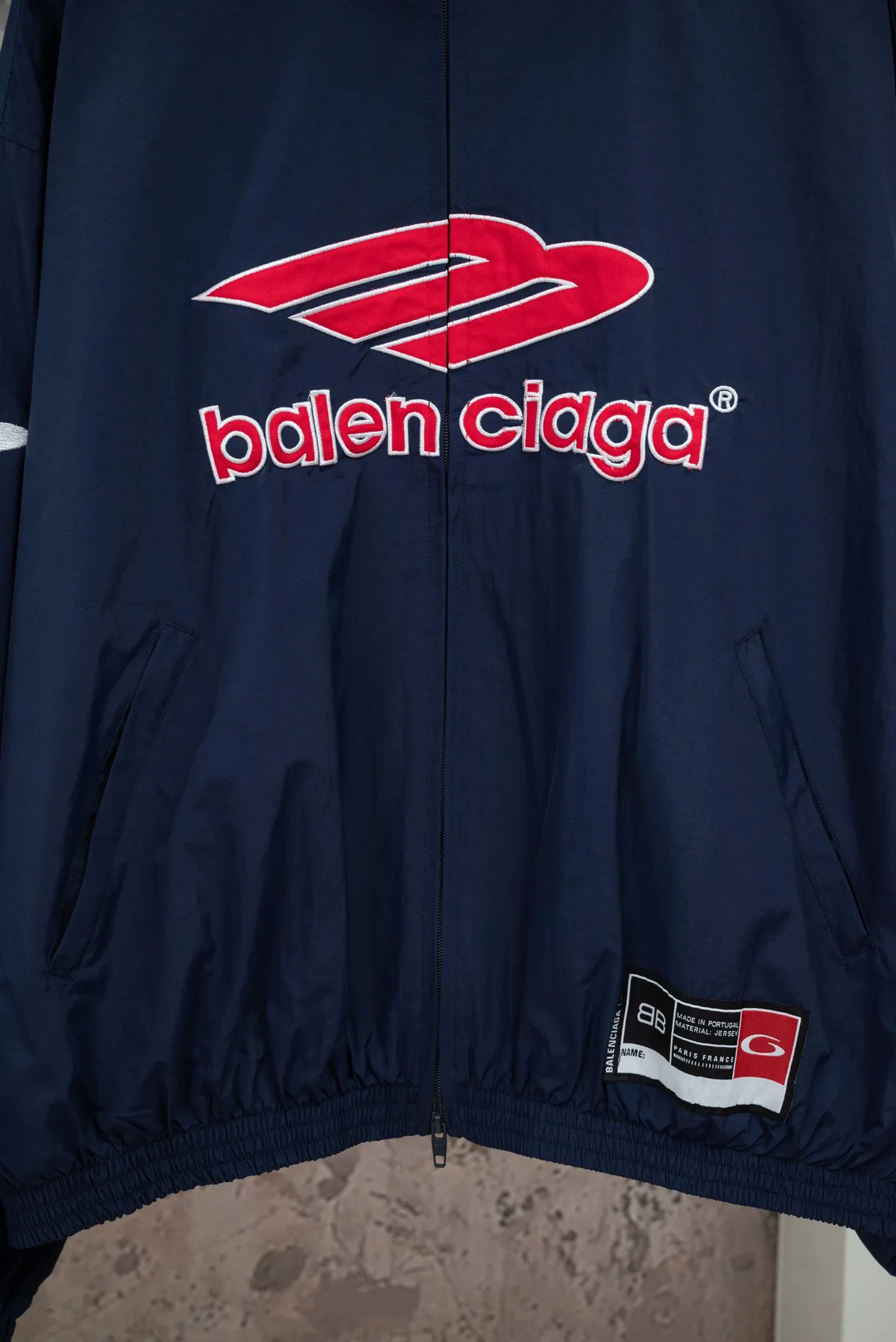 Embroidered Logo Waterproof Track Jacket D24019785 — view 6
