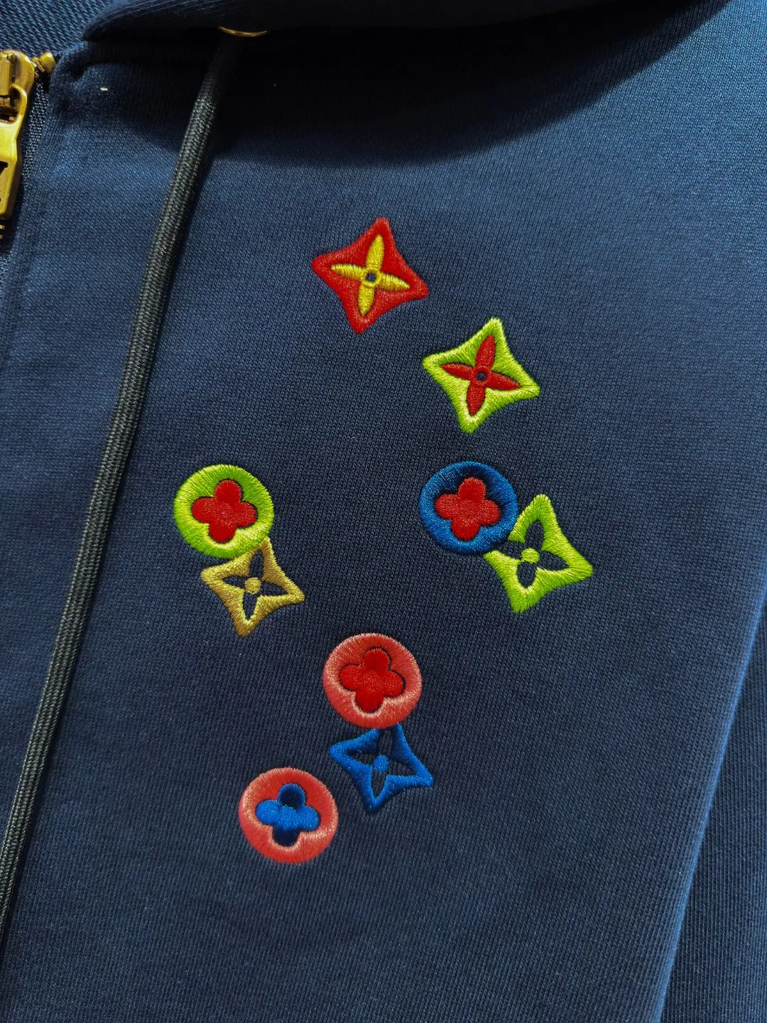 Embroidered Monogram Zip-Up Hoodie D24519723 — view 4