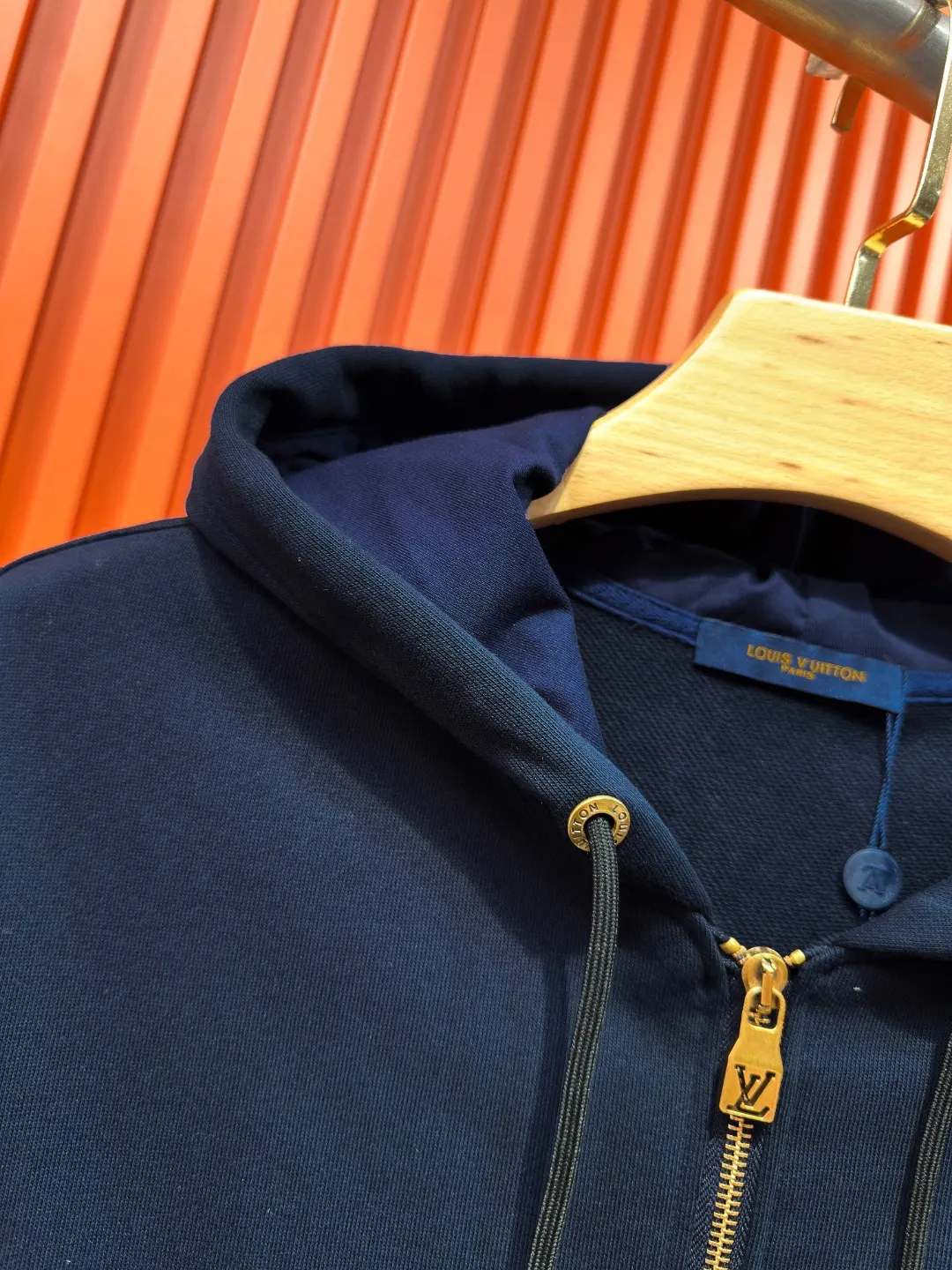 Embroidered Monogram Zip-Up Hoodie D24519723 — view 7