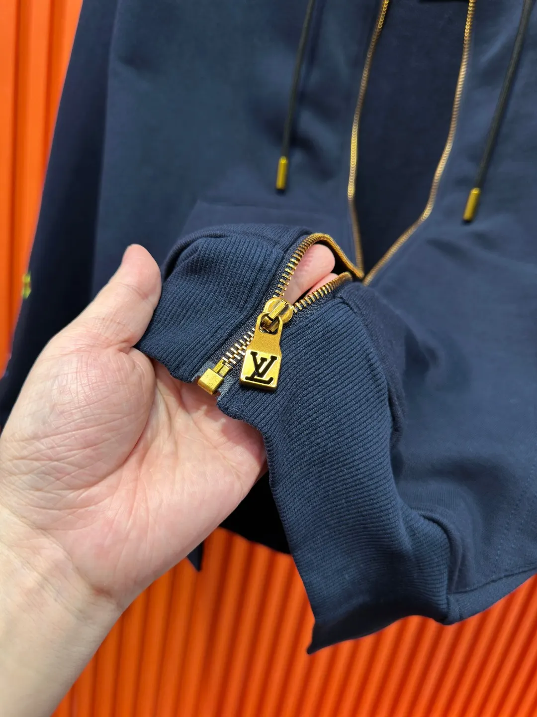 Embroidered Monogram Zip-Up Hoodie D24519723 — view 11