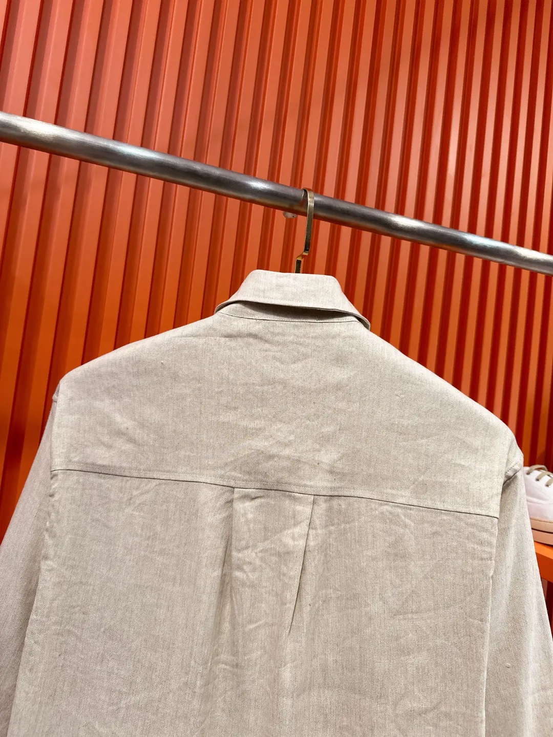 Embroidered Tencel-Linen Shirt and Trousers Set D41019719 — view 16