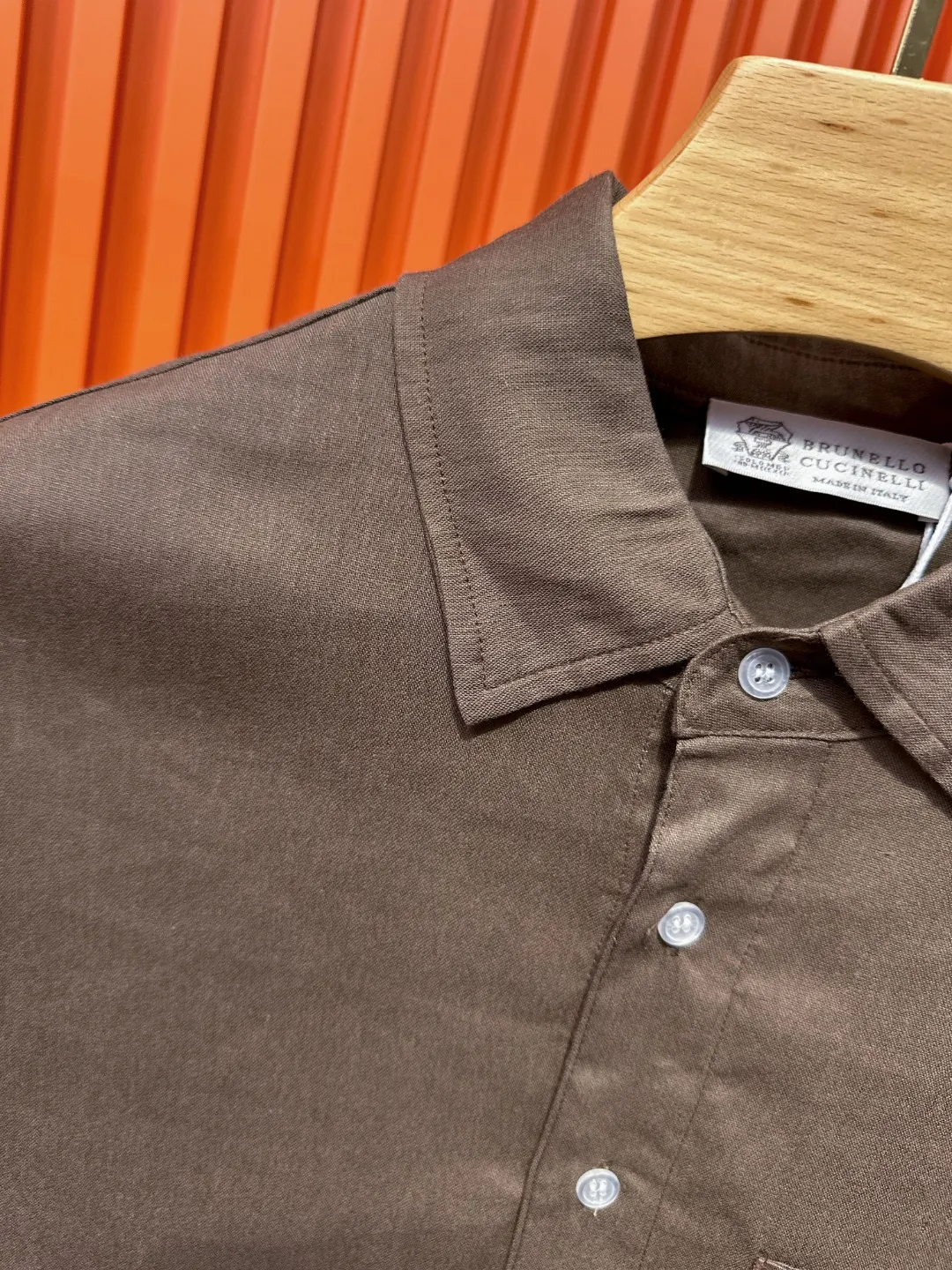 Embroidered Tencel-Linen Shirt and Trousers Set D41019720 — view 12