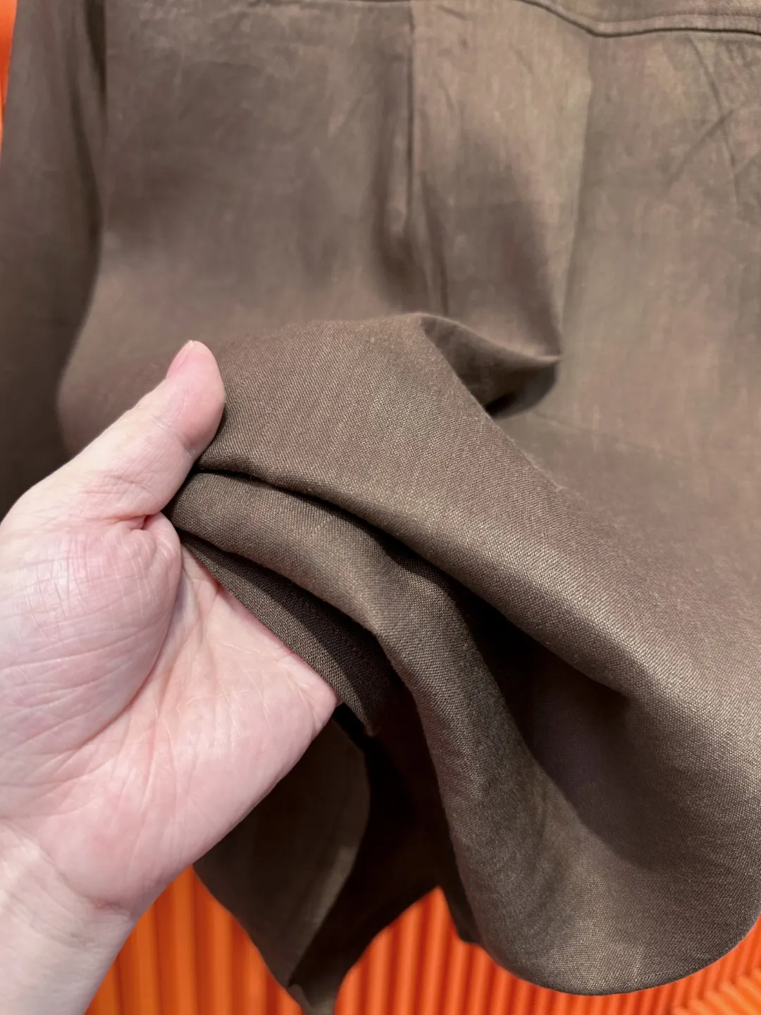 Embroidered Tencel-Linen Shirt and Trousers Set D41019720 — view 16