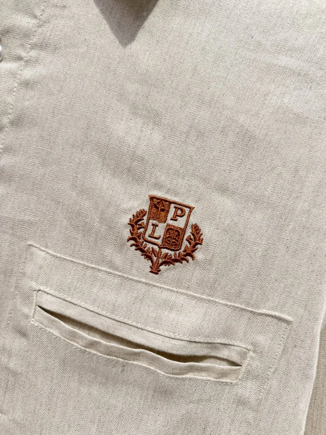 Linen and Tencel Blend Shirt and Trousers Set D41019717 — view 8