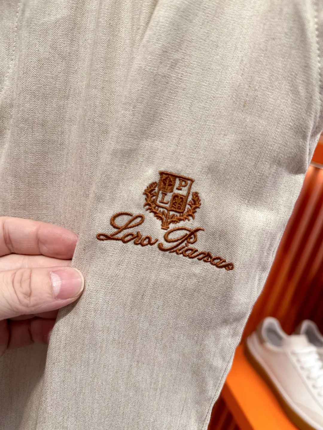 Linen and Tencel Blend Shirt and Trousers Set D41019717 — view 17